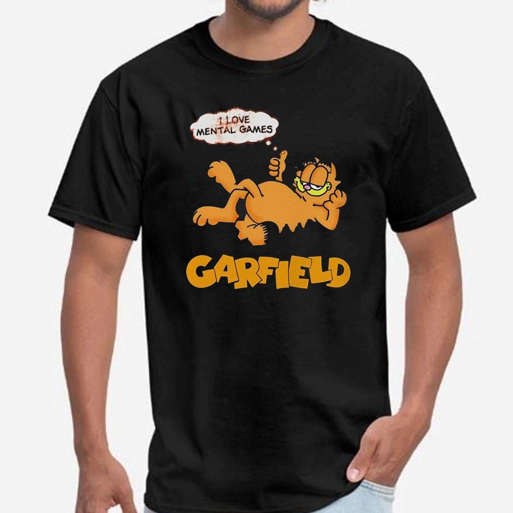 I Love Mental Games Garfield Shirt Ladies Tee