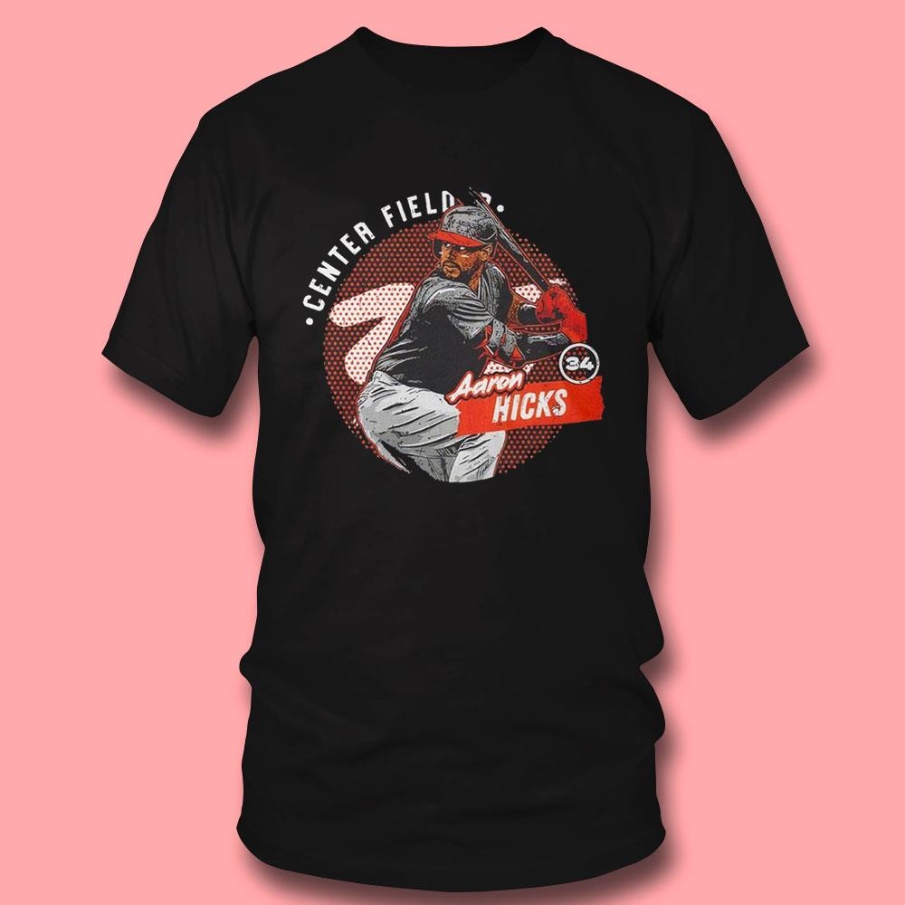 Baltimore Orioles Aaron Hicks Number 34 Center Field Dots Shirt Hoodie