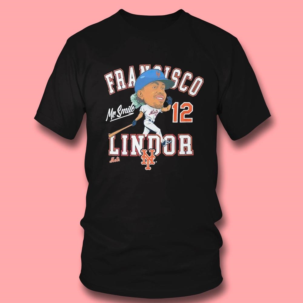 Francisco Lindor New York Mets Caricature Shirt Hoodie