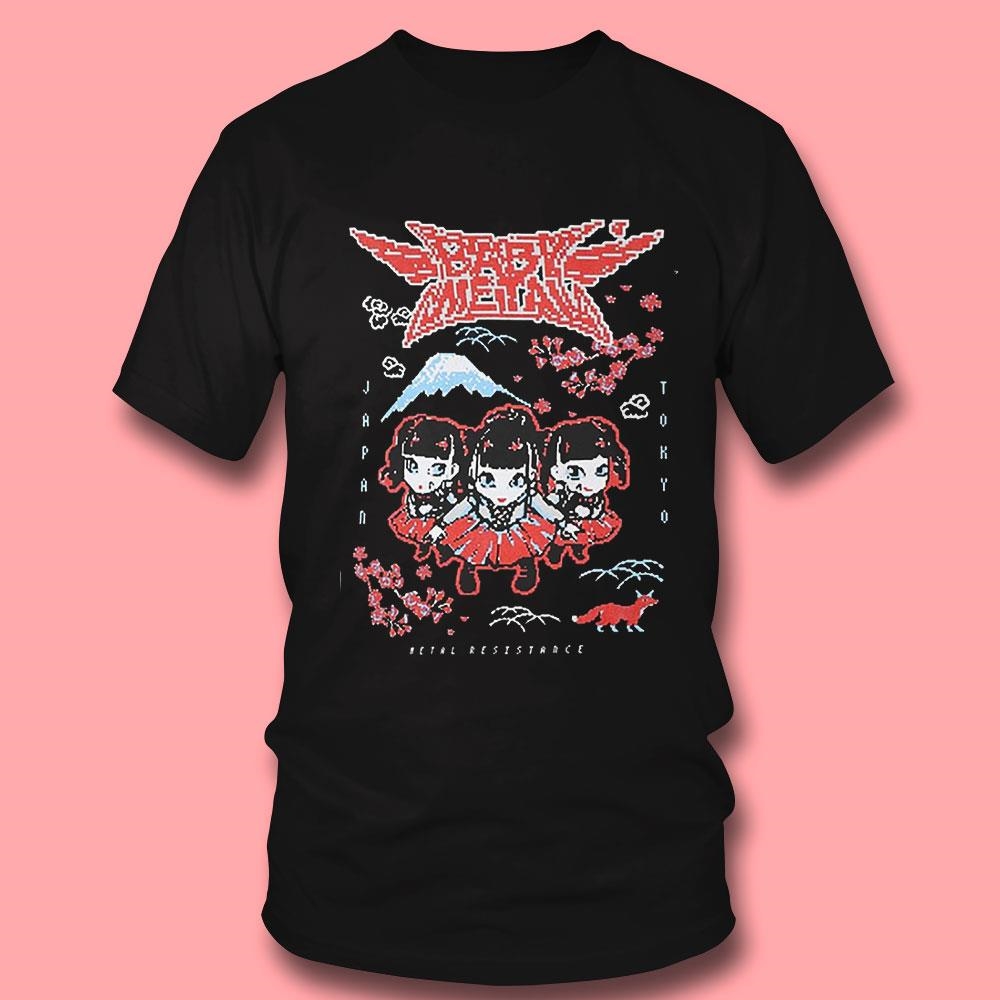 Official Babymetal Pixel Tokyo T-shirt Official Babymetal Pixel Tokyo T-shirt