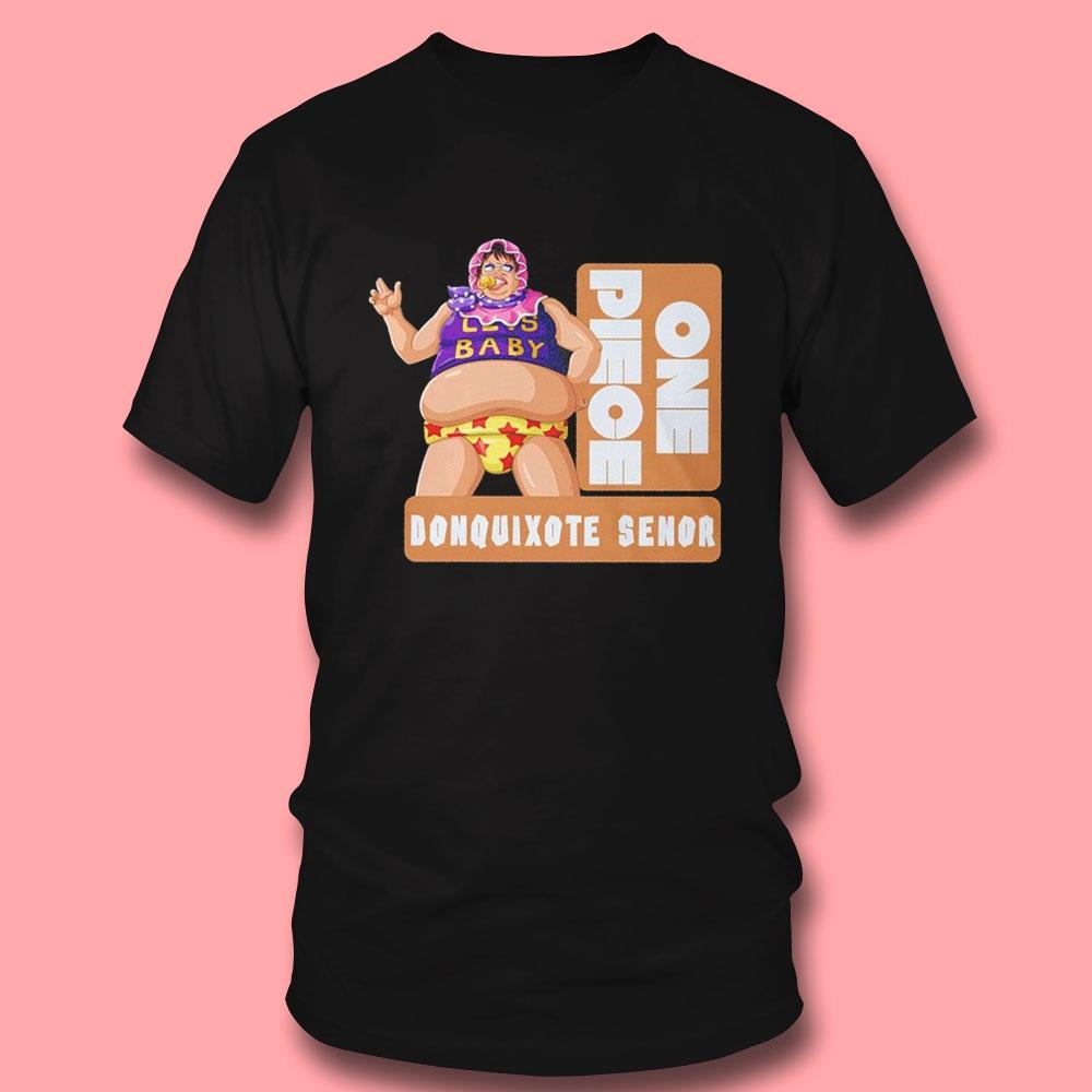 One Piece Anime Donquixote Senor Pink Character Shirt Hoodie