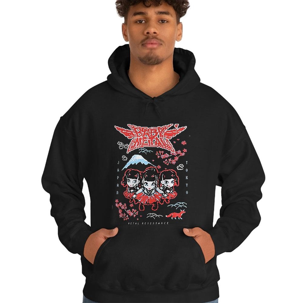 Official Babymetal Pixel Tokyo T-shirt Official Babymetal Pixel Tokyo T-shirt