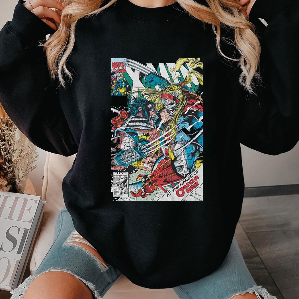 At The Hands Of Omega Red X-men T-shirt Ladies Tee