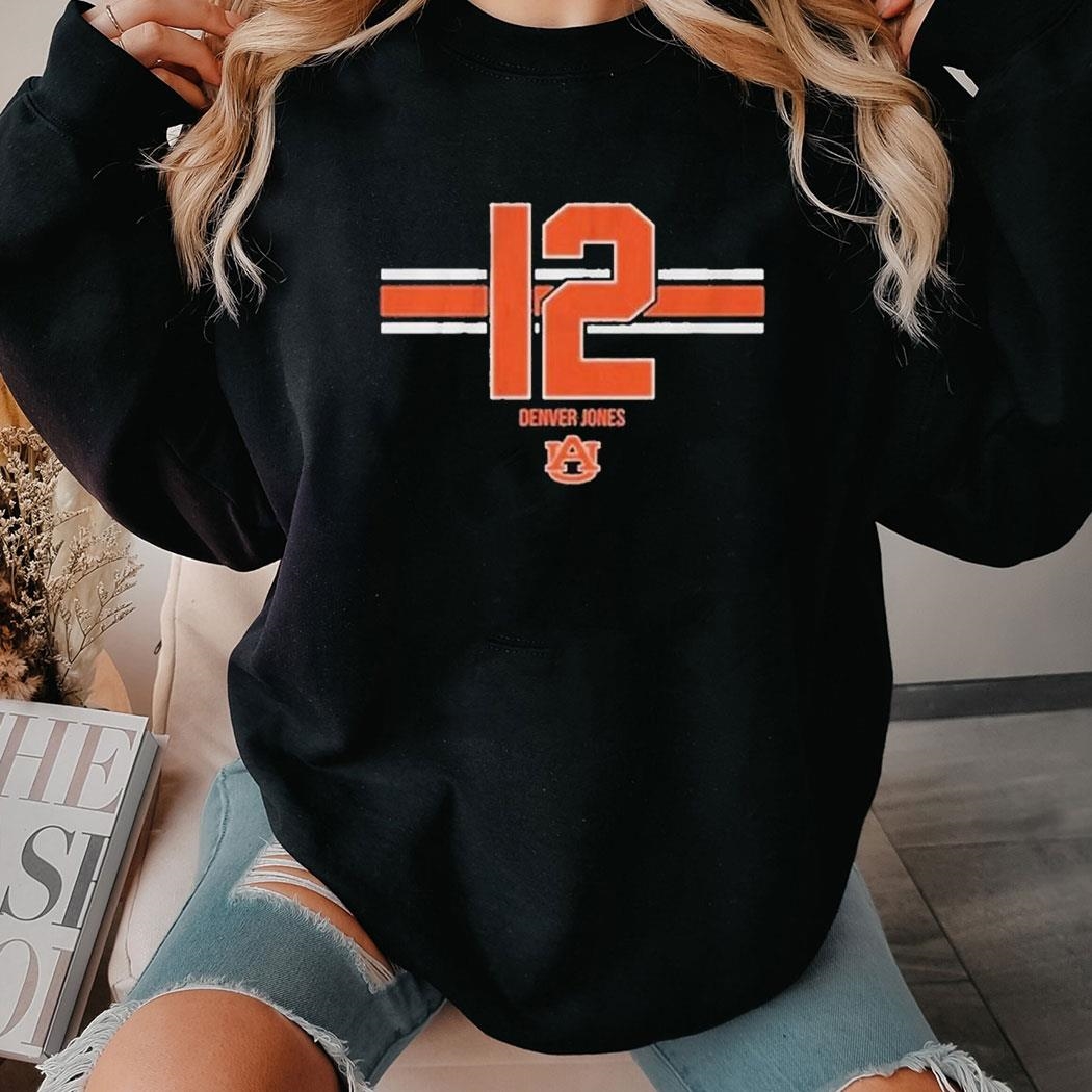 Auburn Basketball Denver Jones 12 Shirt Hoodie Auburn Basketball Denver Jones 12 Shirt Hoodie