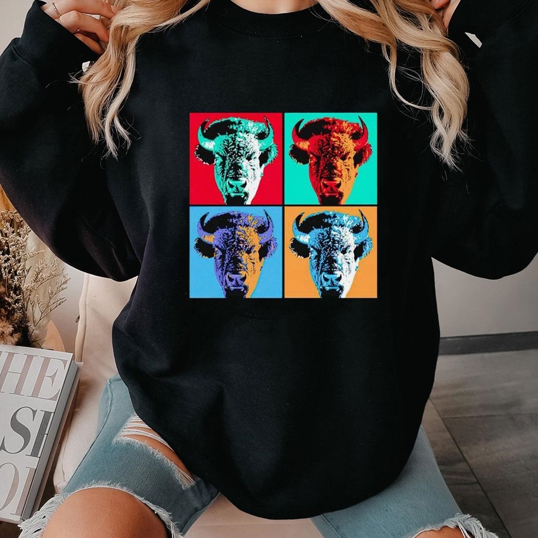 Buffalo Bills Pop Art Shirt Ladies Tee