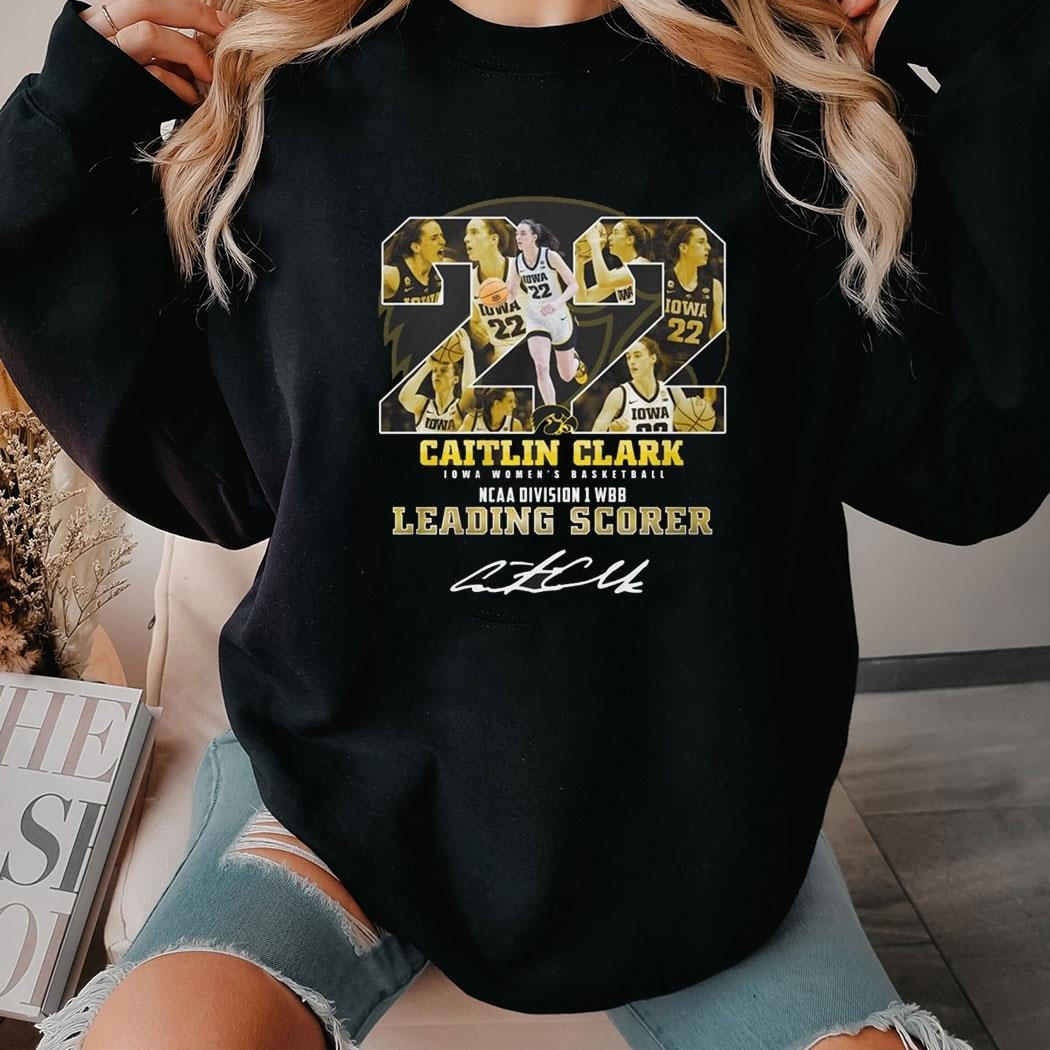 Caitlin Clark Iowa Womens Basketball Ncaa Division 1 Wbb Leading Scorer T-shirt Sweatshirt