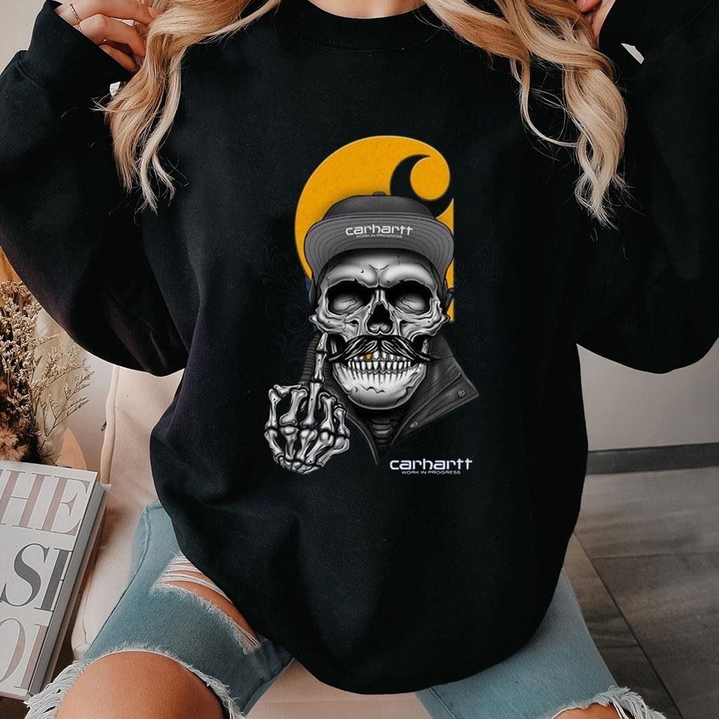 Carhartt Work In Progress Skull T-shirt Sweatshirt
