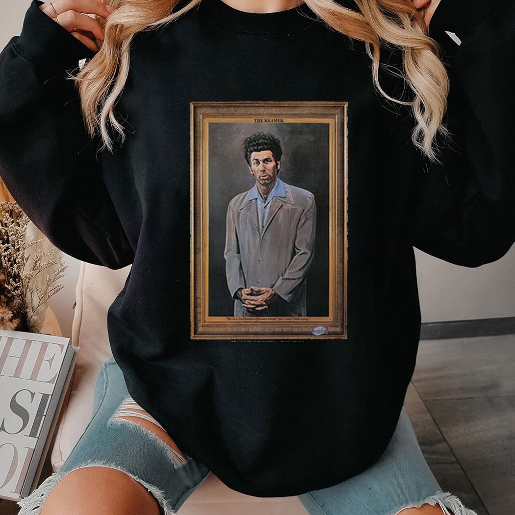 Charcoal Kramer Painting Seinfeld Shirt Hoodie Charcoal Kramer Painting Seinfeld Shirt Hoodie