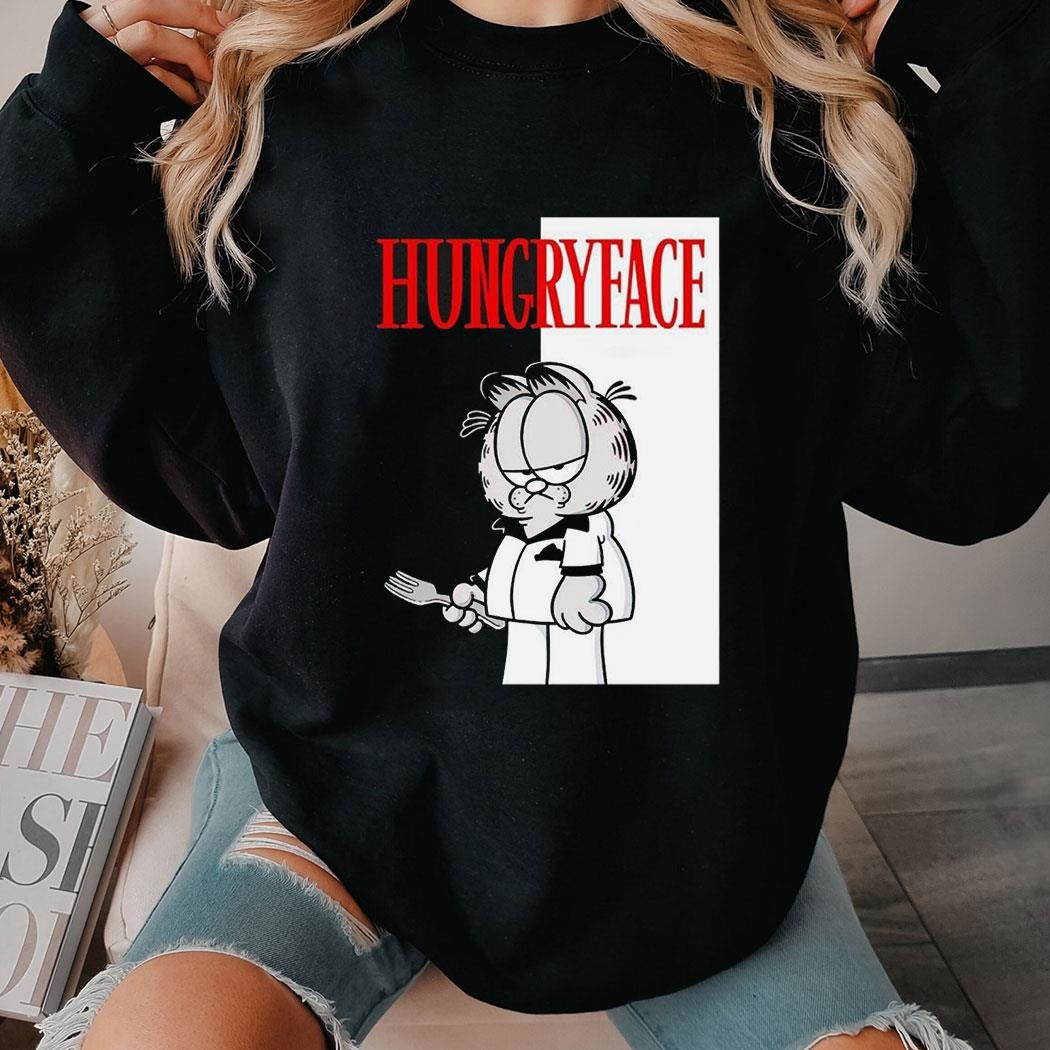 Garfield Hungryface Shirt Ladies Tee