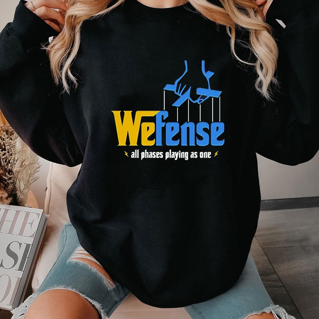 Los Angeles Chargers We Fense All Phrases Playing As One Shirt Hoodie