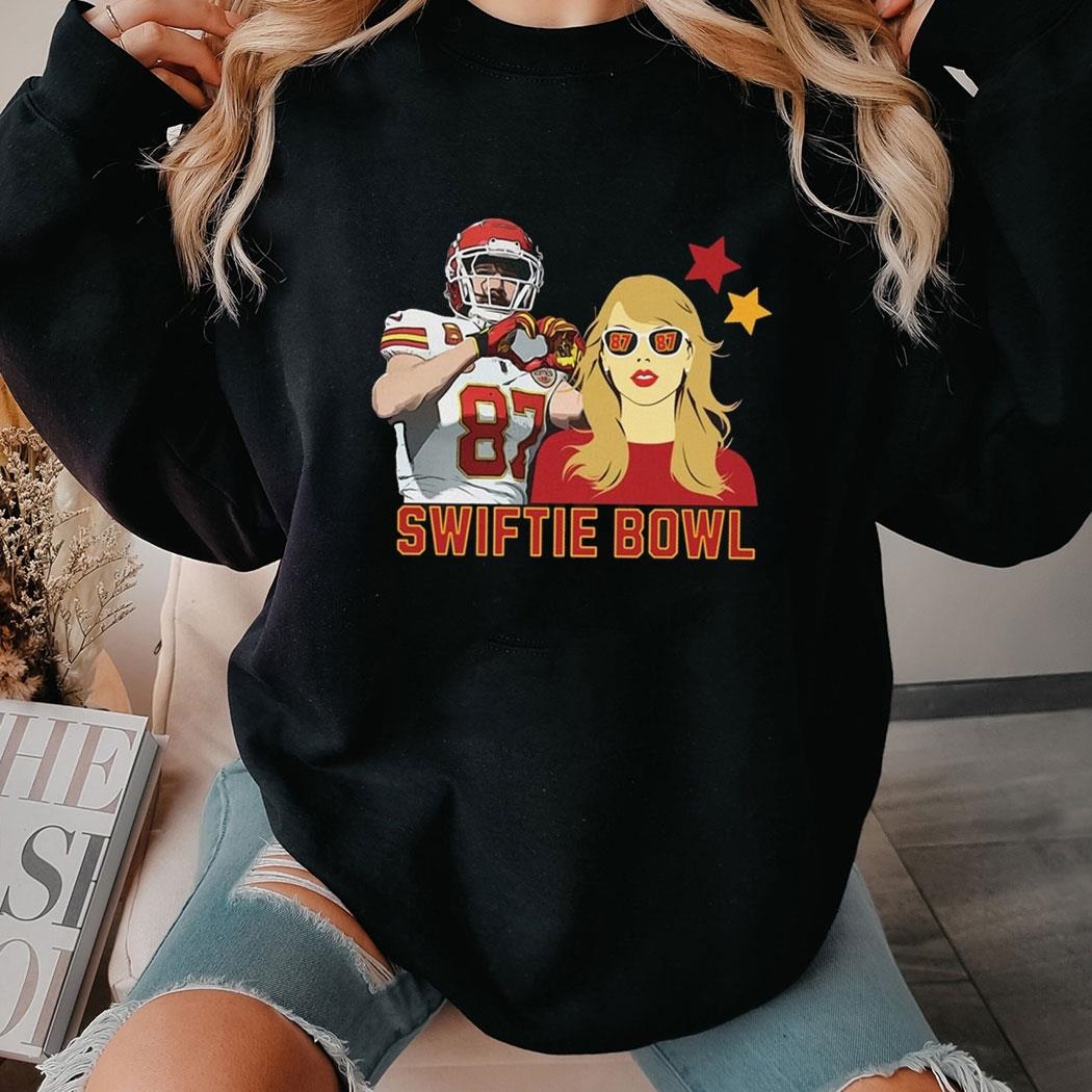 Official Swiftie Taylor Travis Super Bowl Chiefs Inspired Tayvis Sb Lviii Shirt