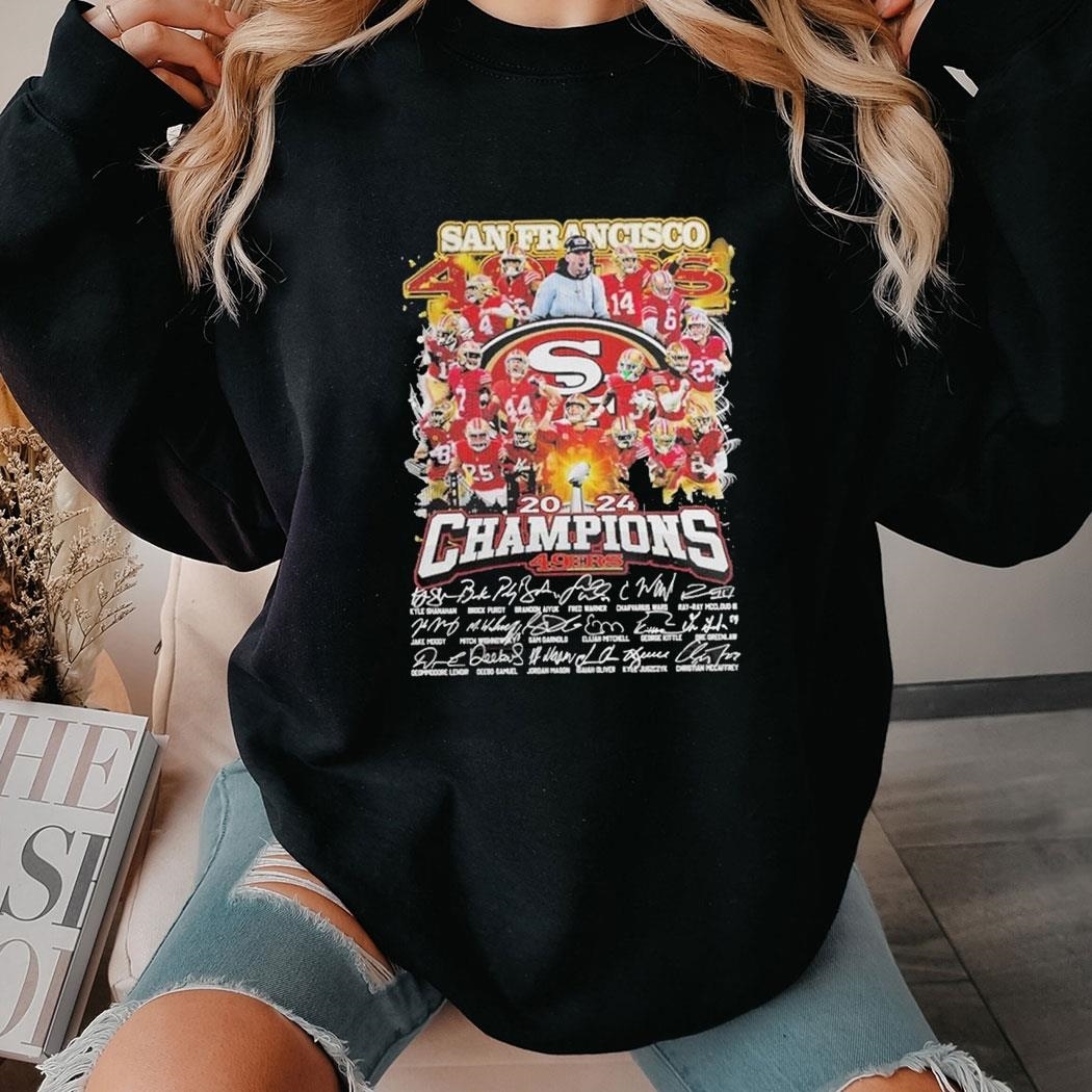 San Francisco 49ers 2024 Champions Fan Proud T Shirt Hoodie