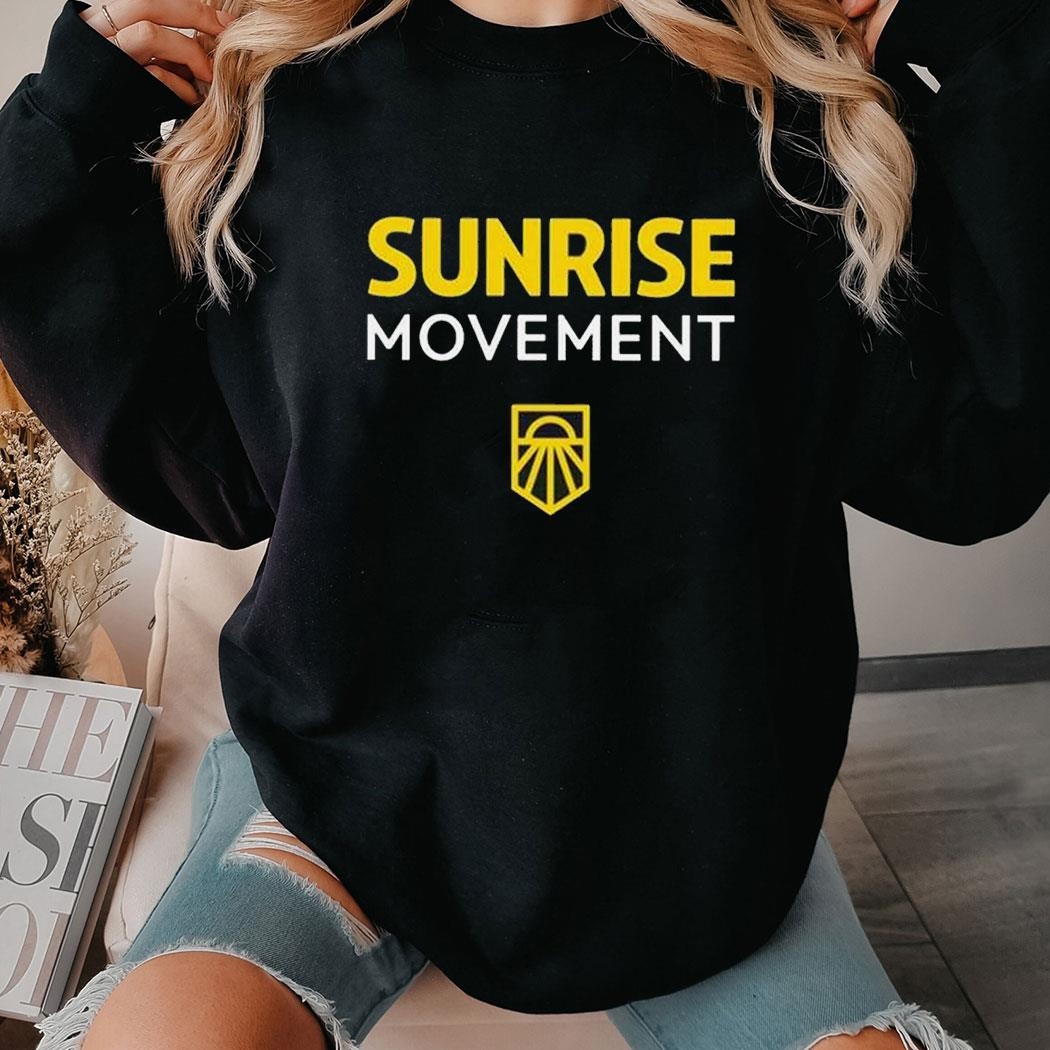Sunrise Movement Good Job Livable Future Green New Deal Shirt Ladies Tee