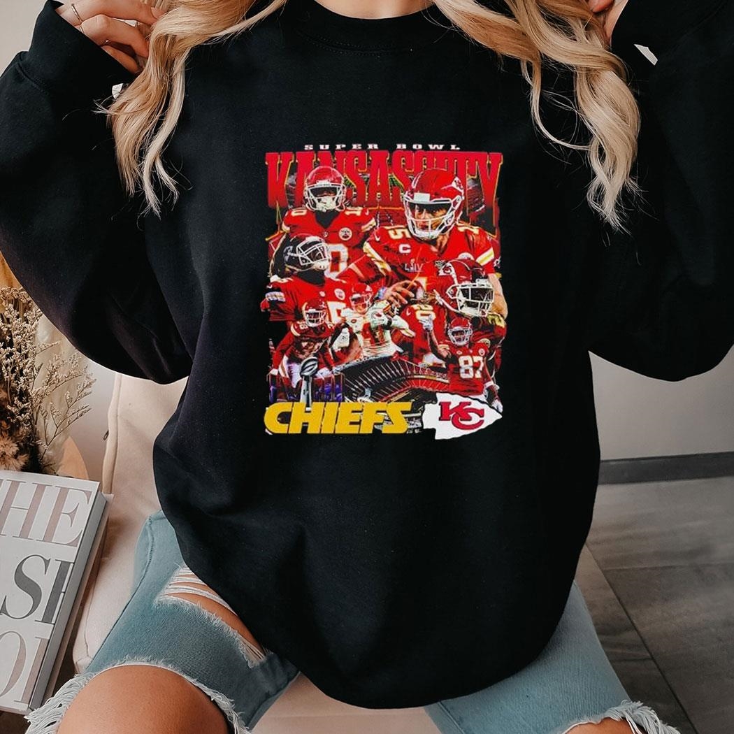 Super Bowl Kansas City Chiefs Vintage Shirt Ladies Tee