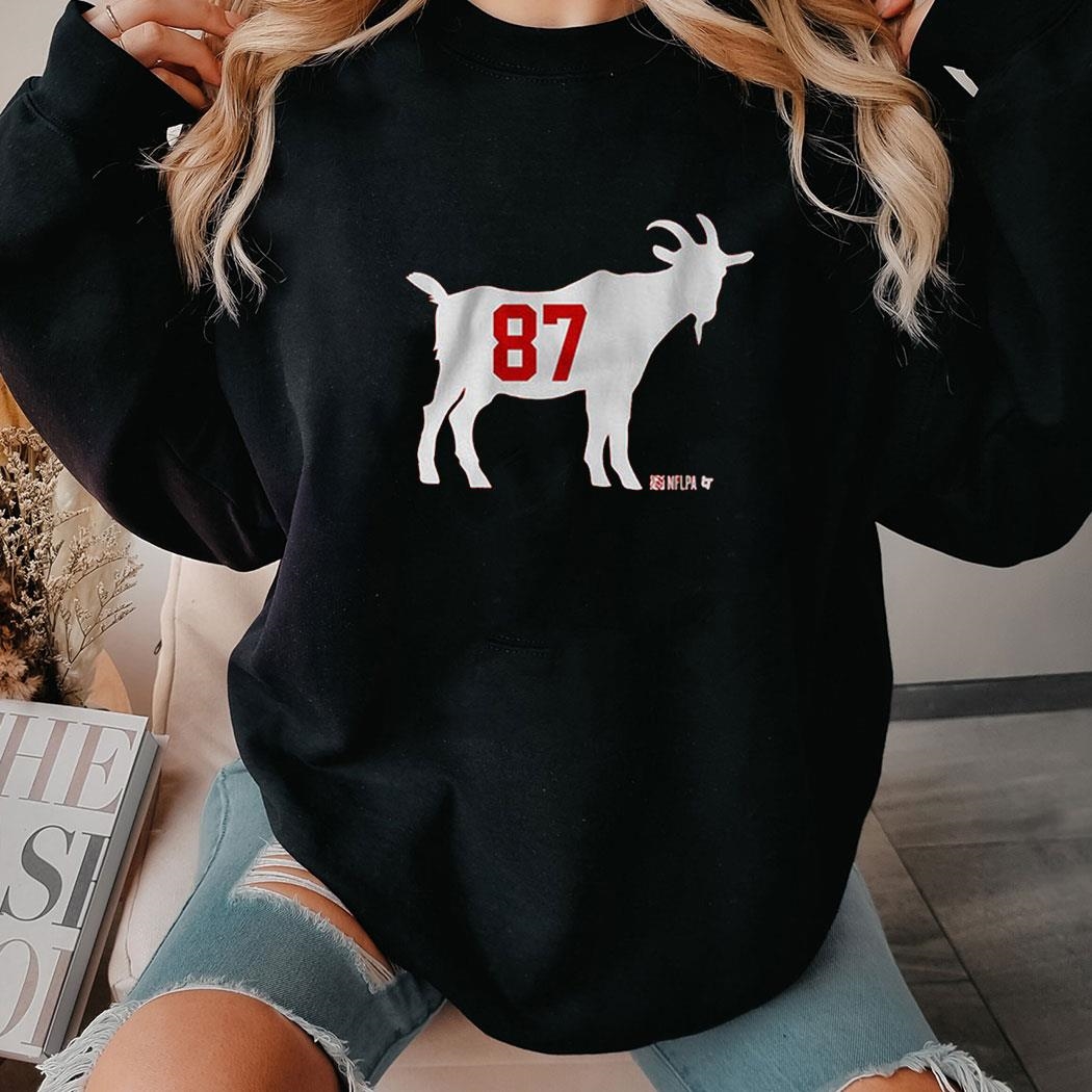 Travis Kelce Goat 87 Shirt Hoodie Travis Kelce Goat 87 Shirt Hoodie