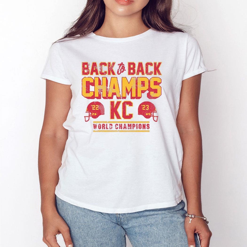 Back-to-back Champs Kansas City Chefs World Champions Shirt