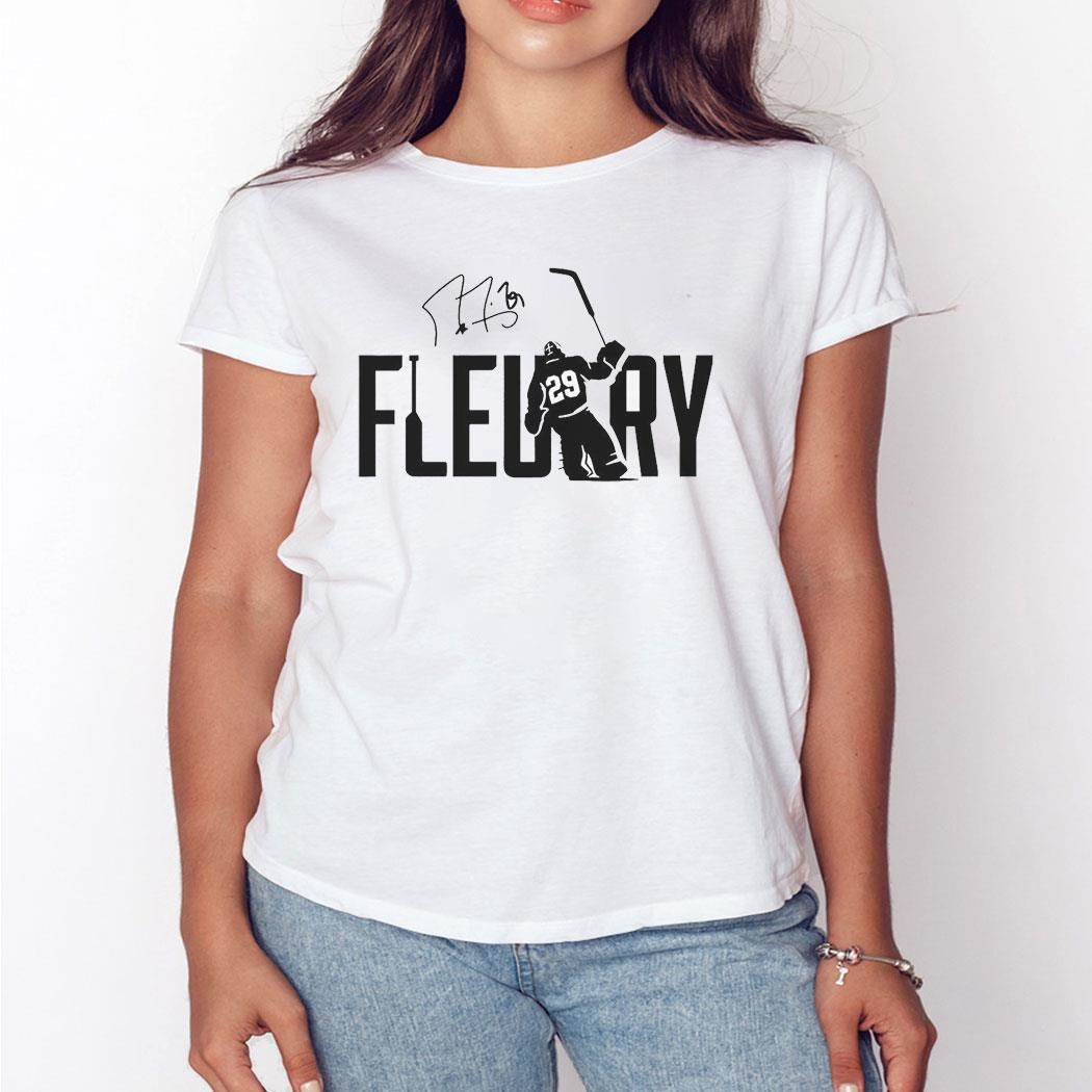 Fleury Celebration Minnesota Wild Signature Shirt Ladies Tee