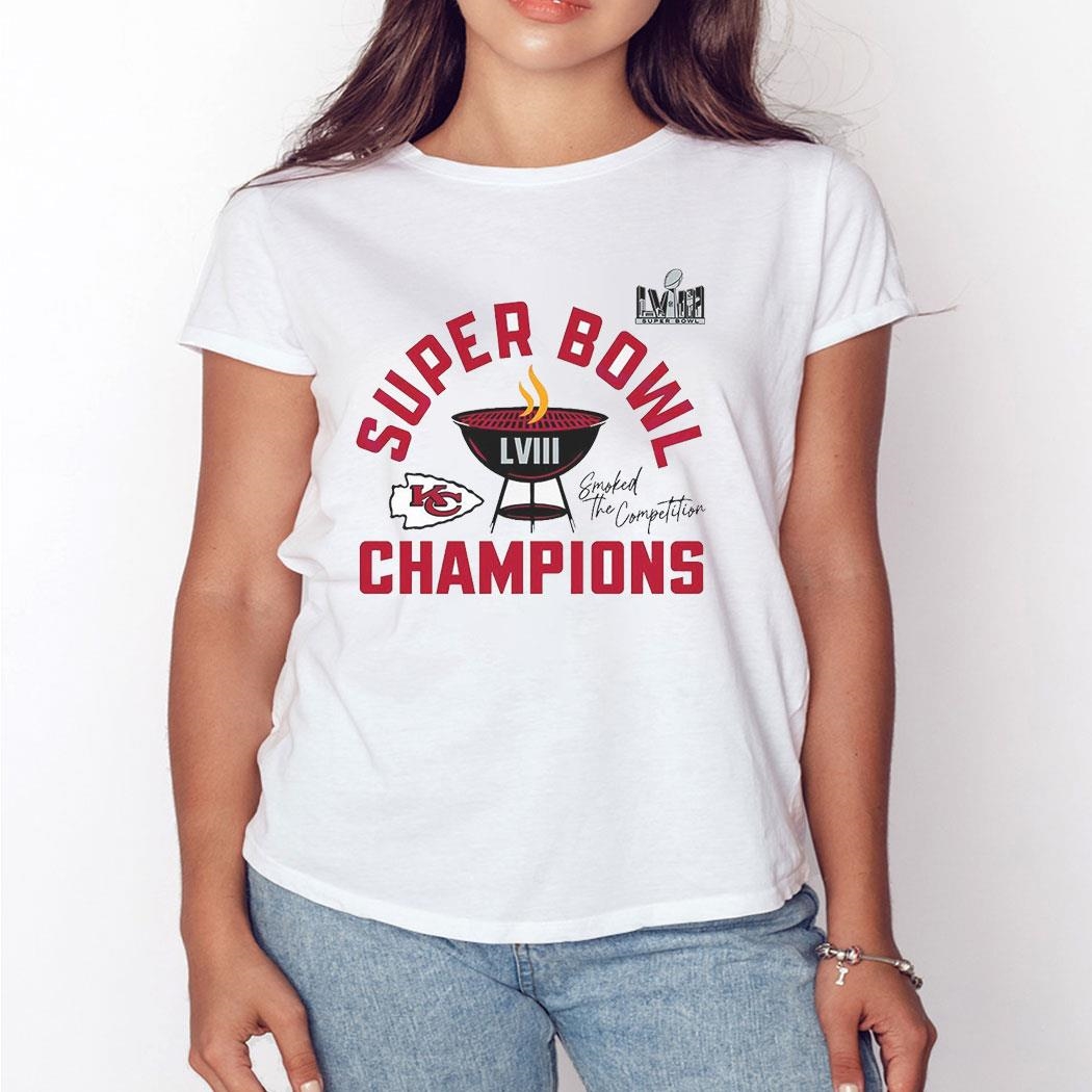 Kansas City Chiefs Super Bowl Lviii Champions Smoked The Competition Shirt Ladies Tee