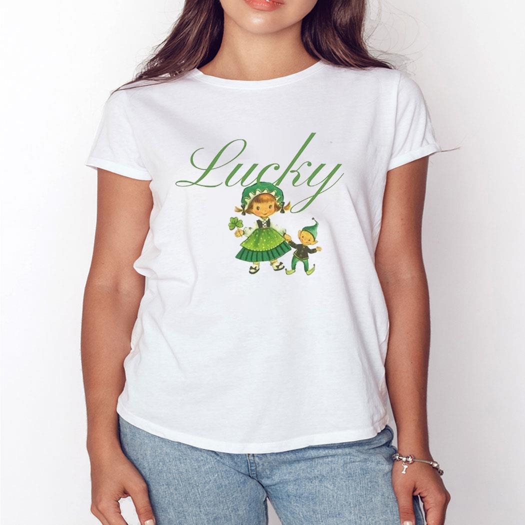 Lucky St Patricks Day Shirt Kiss Me Im Irish Shirt Sweatshirt
