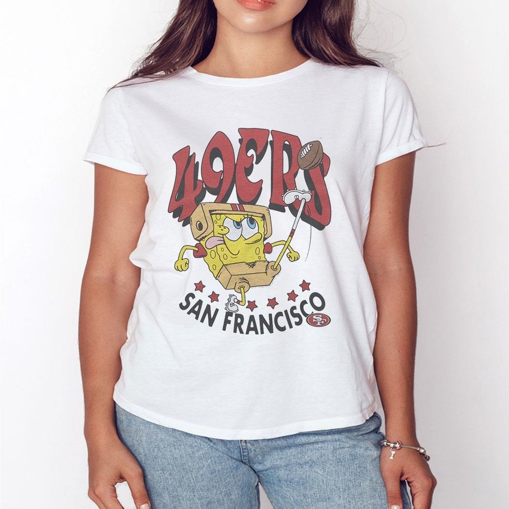 Spongebob Squarepants X San Francisco 49ers Shirt Hoodie