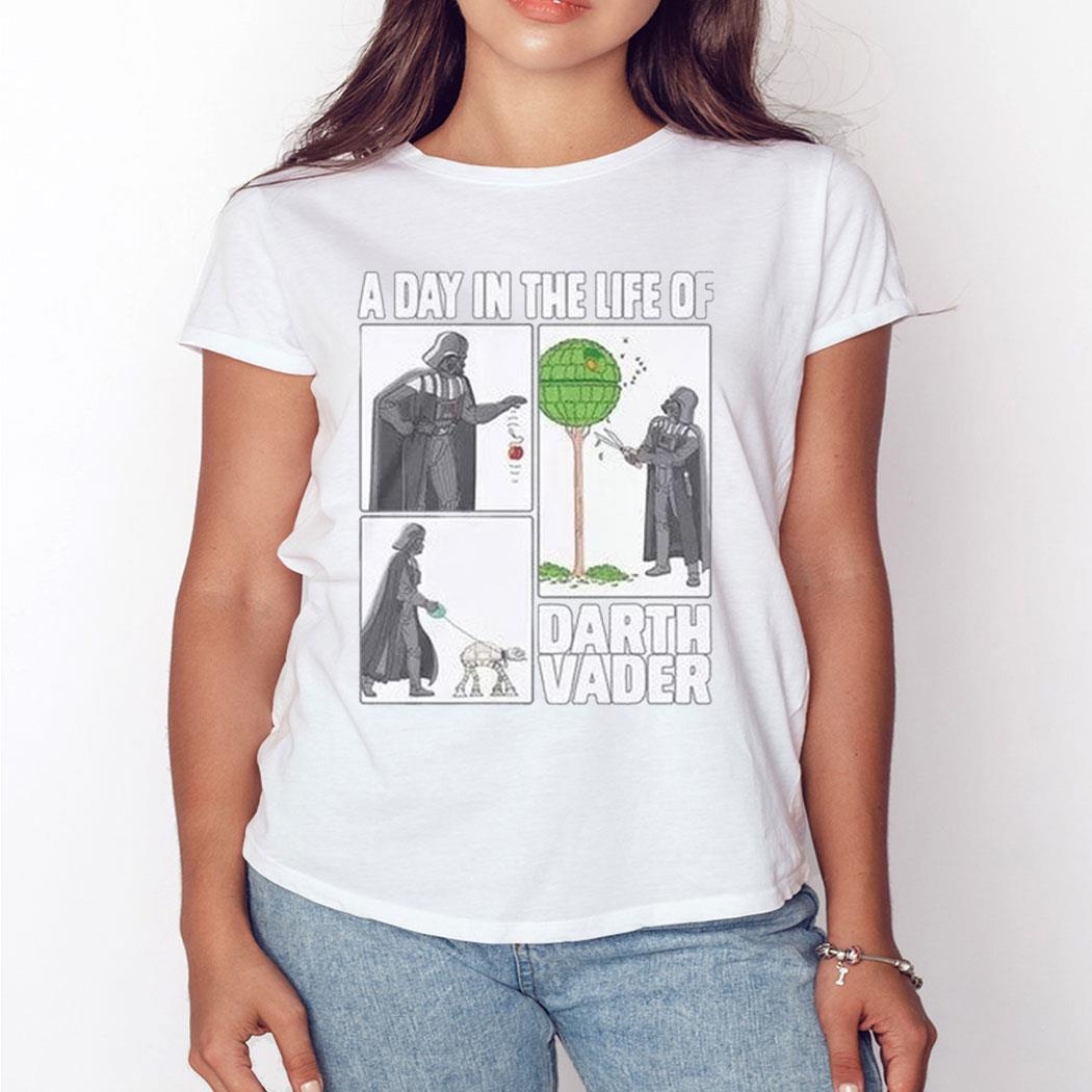 Star Wars Day In The Life Of Vader Shirt Ladies Tee