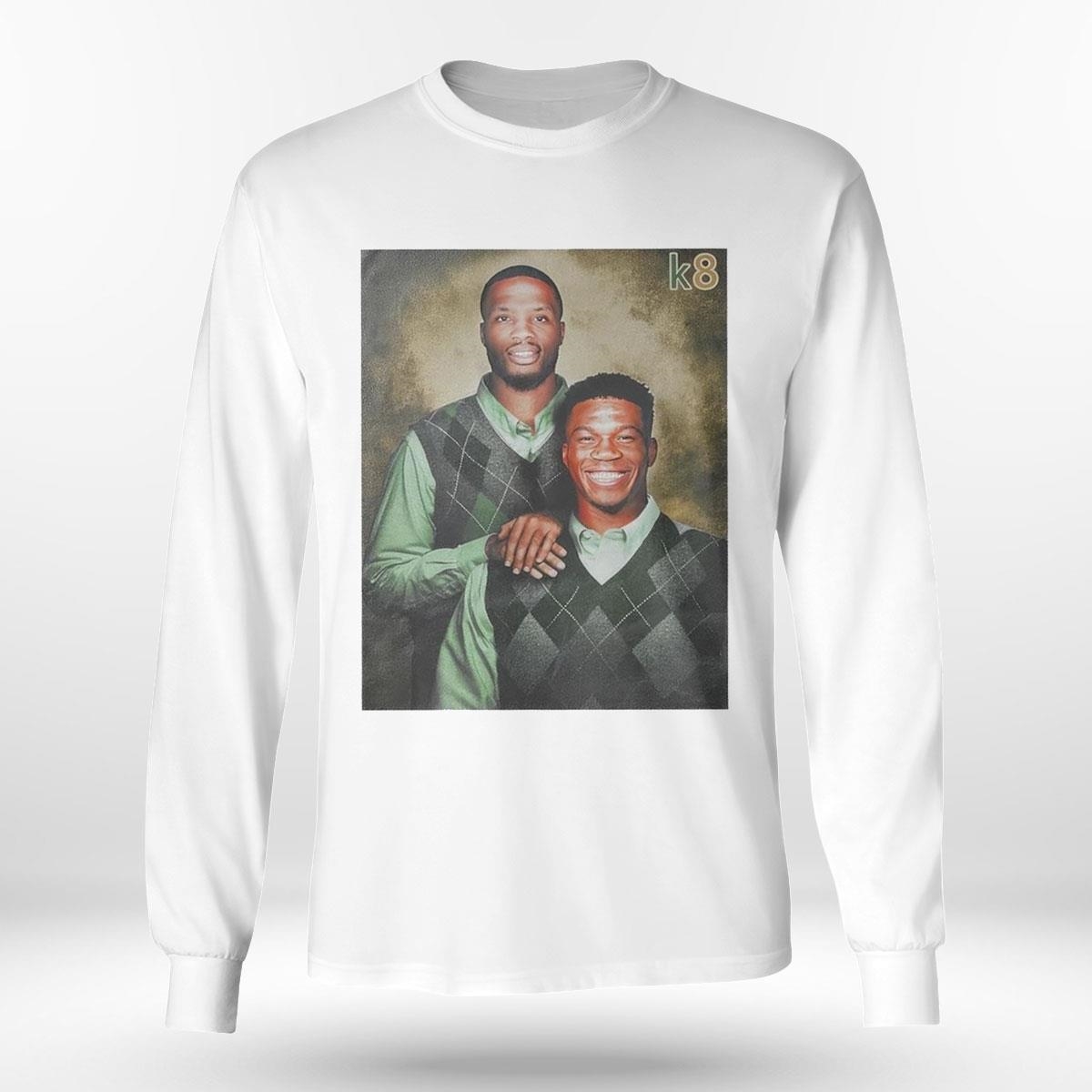 Damian Lillard And Giannis Antetokounmpo Milwaukee Bucks Shirt Hoodie