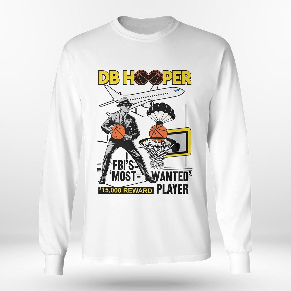 Db Hooper Fbi’s ‘most Wanted’ Player Shirt Hoodie