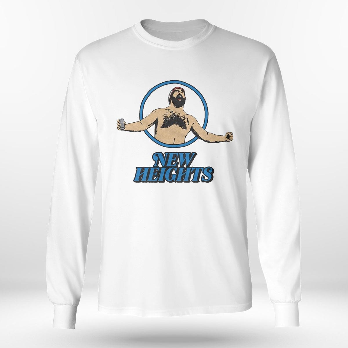 Jason Kelce Shirtless New Heights Shirt Hoodie
