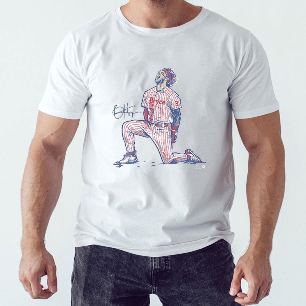 Bryce Harper Philadelphia Baseball Shirt Ladies Tee