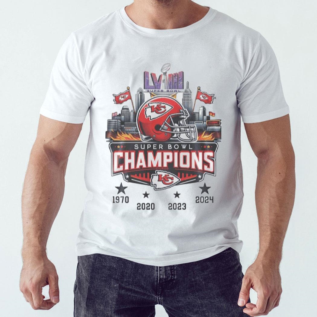 Chiefs Super Bowl Lviii Champions 4-time Shirt Hoodie Chiefs Super Bowl Lviii Champions 4-time Shirt Hoodie