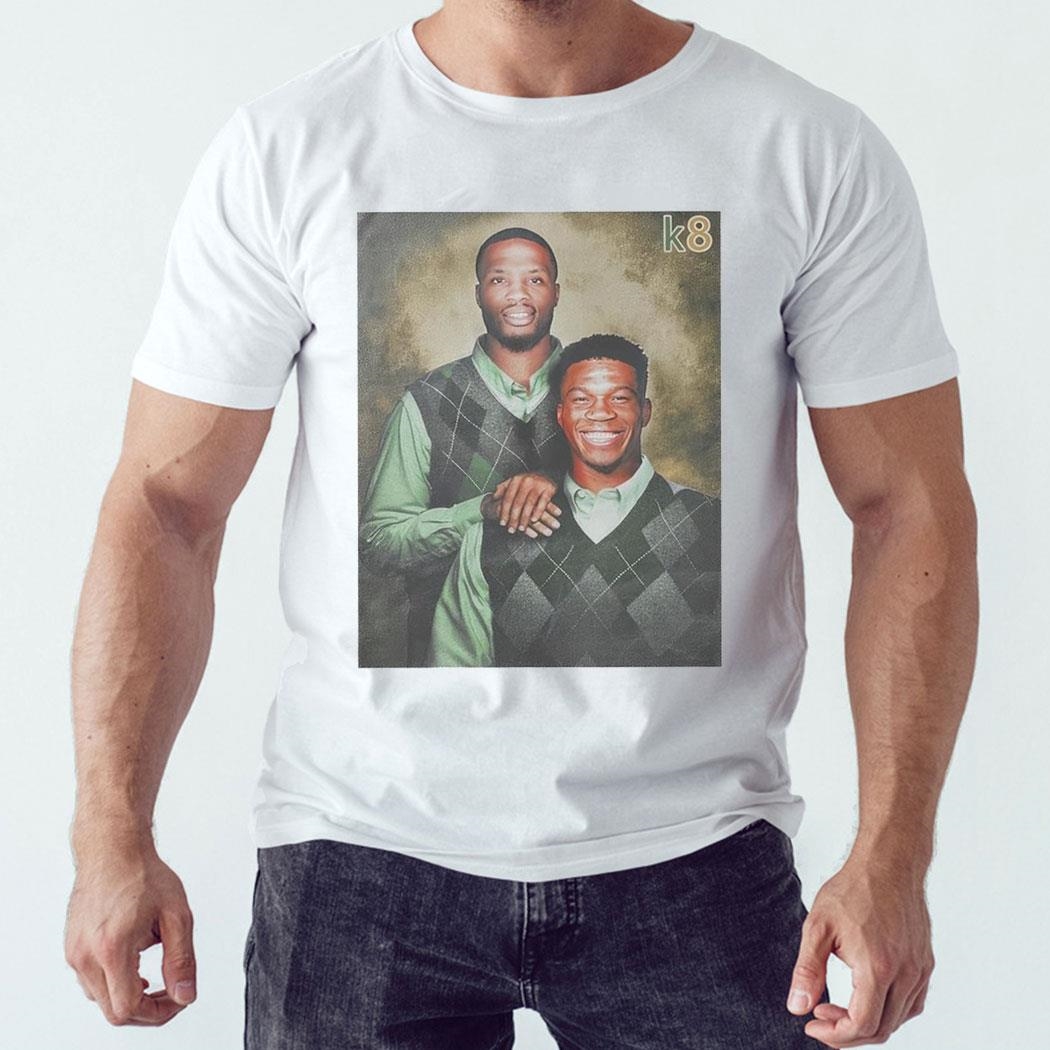 Damian Lillard And Giannis Antetokounmpo Milwaukee Bucks Shirt Hoodie