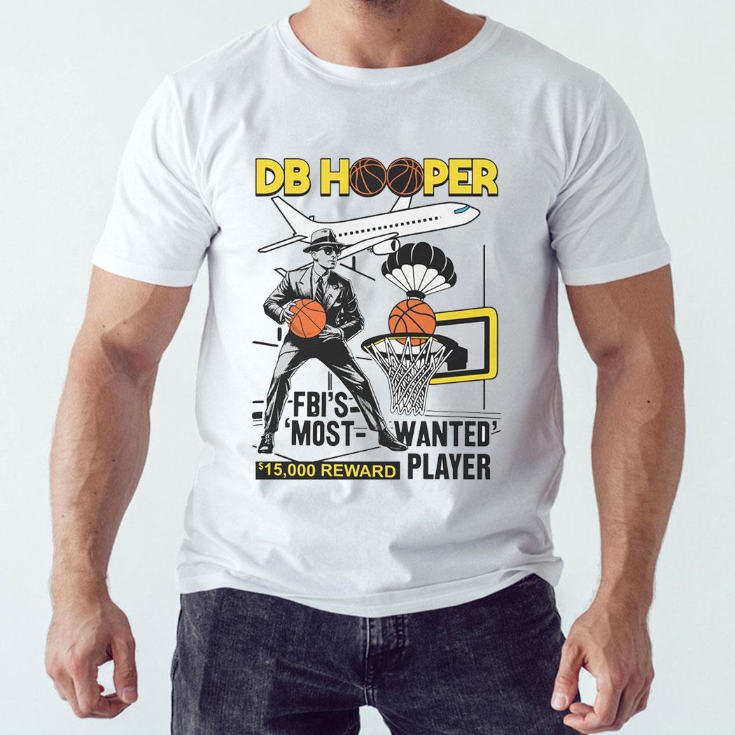 Db Hooper Fbi’s ‘most Wanted’ Player Shirt Hoodie