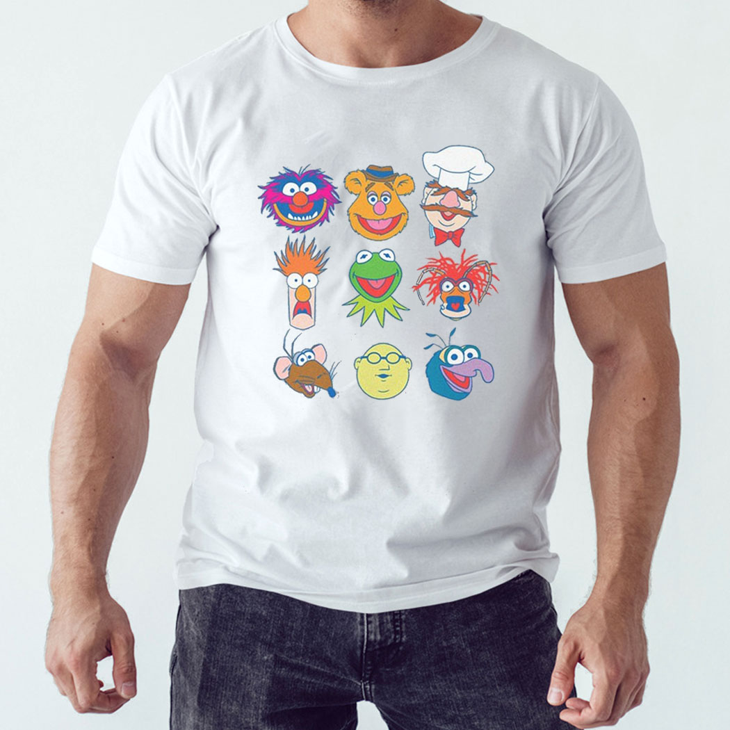 Iconic Faces Muppets T-shirt Ladies Tee