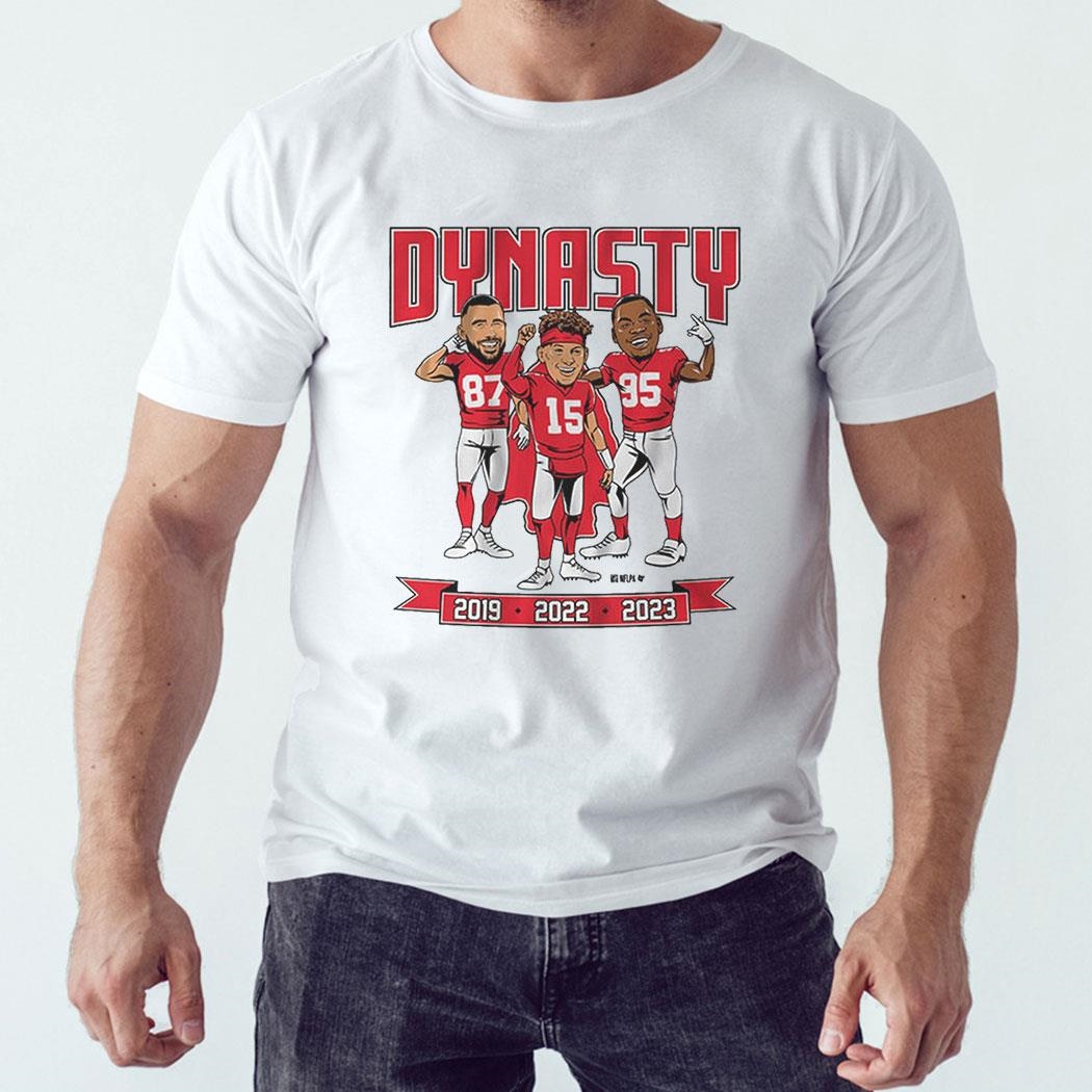Kansas City 2023 World Champs Dynasty Caricatures Shirt