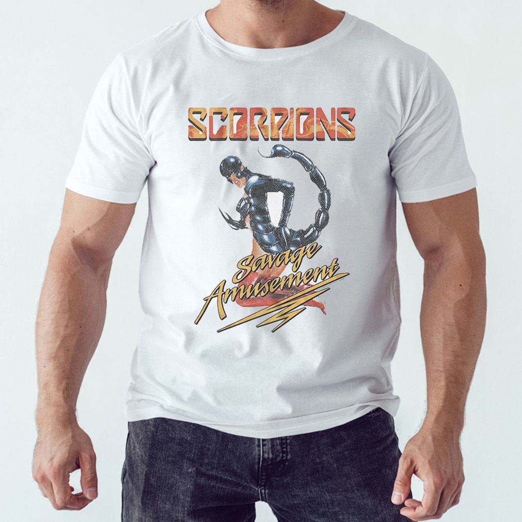 Savage Amusement Scorpions T-shirt Ladies Tee