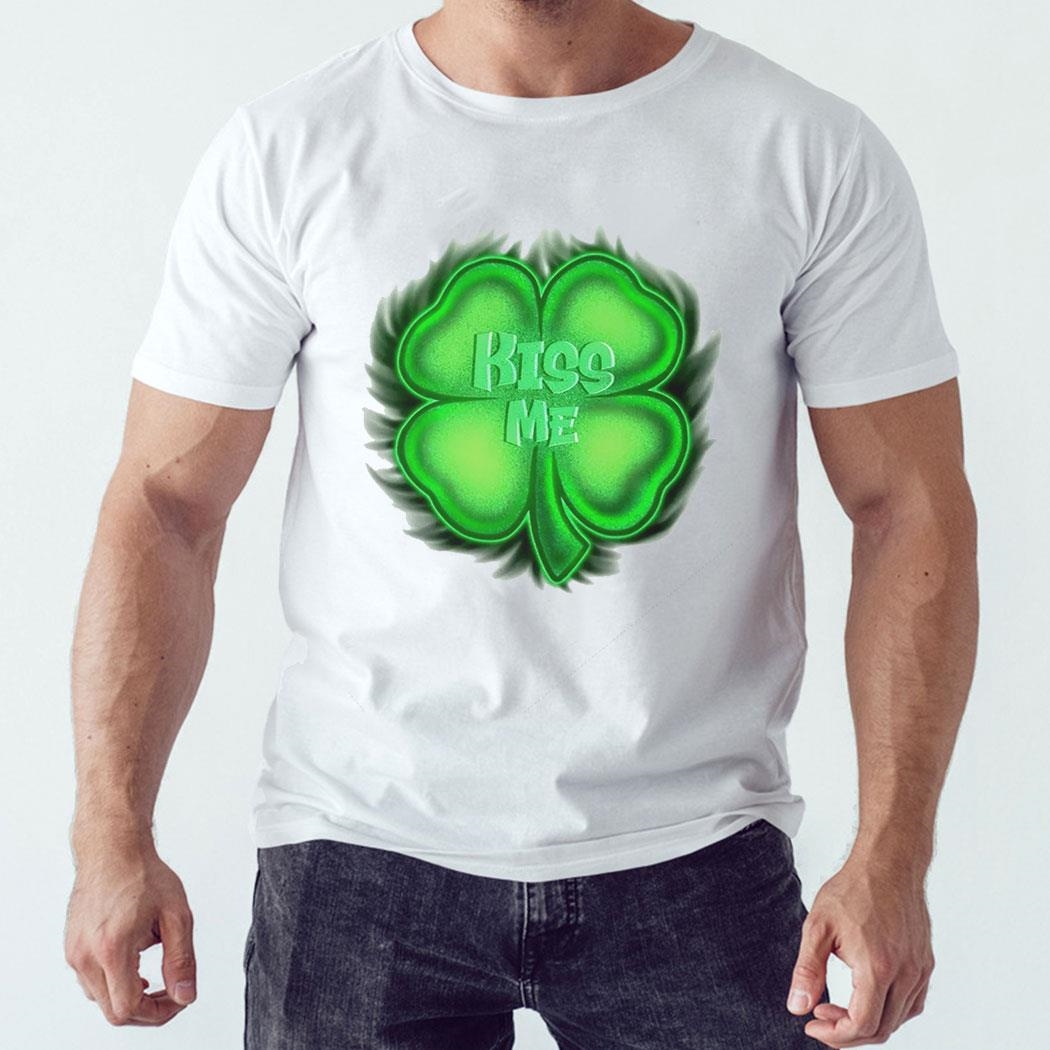 Shamrock Irish Kiss Me St Patrick’s Day T-shirt Hoodie