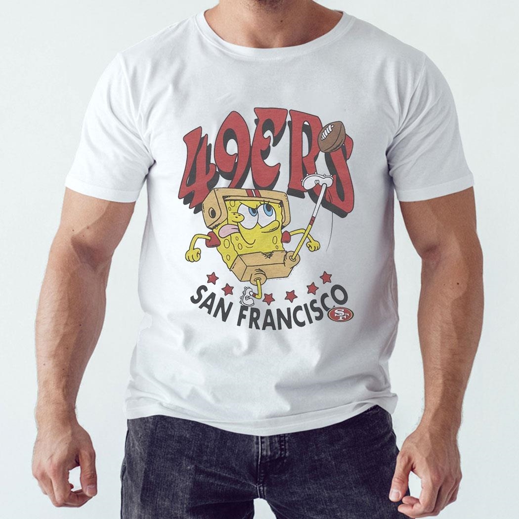 Spongebob Squarepants X San Francisco 49ers Shirt Hoodie Spongebob Squarepants X San Francisco 49ers Shirt Hoodie