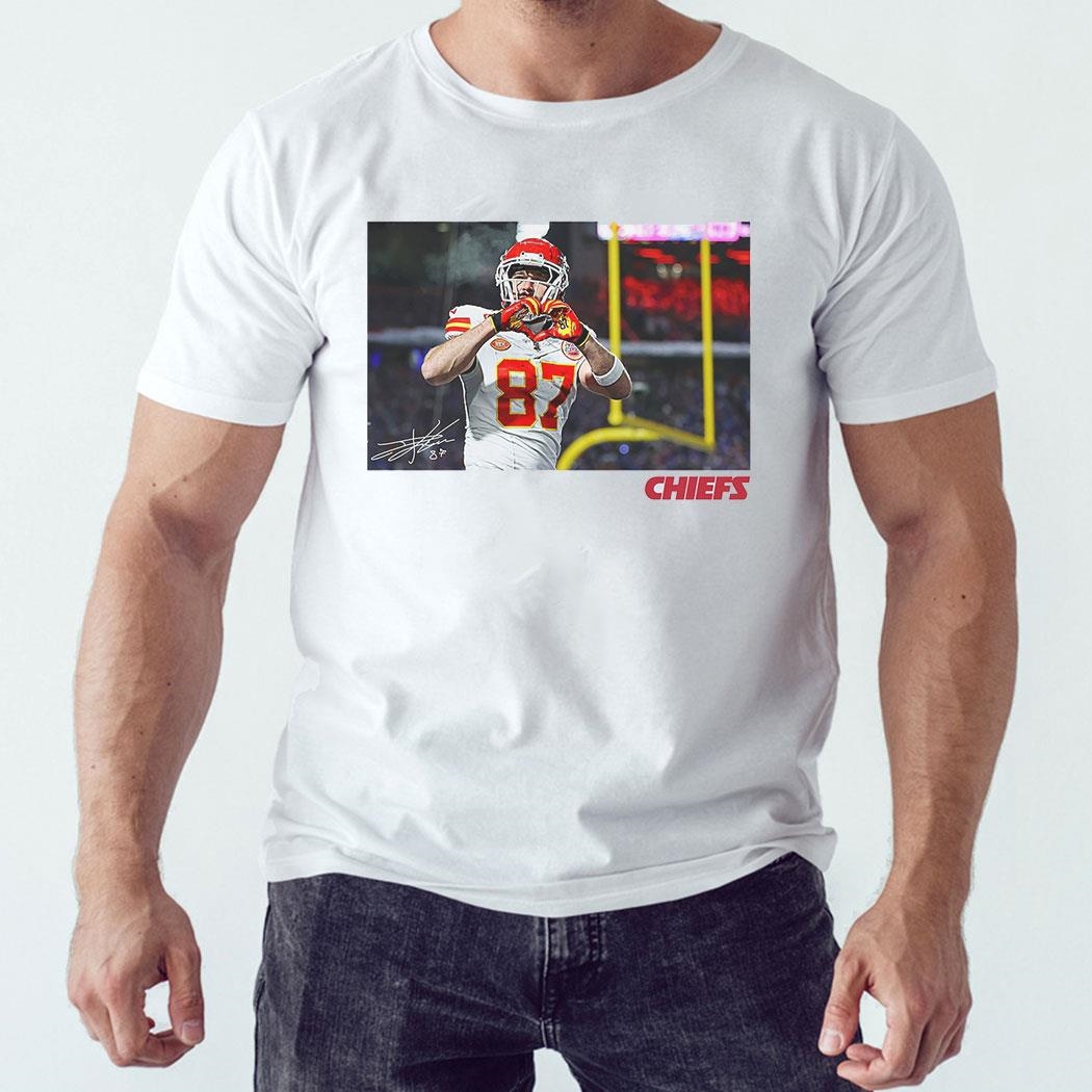 Travis Kelce Kansas City Chiefs Layer Graphic T-shirt Hoodie Travis Kelce Kansas City Chiefs Layer Graphic T-shirt Hoodie