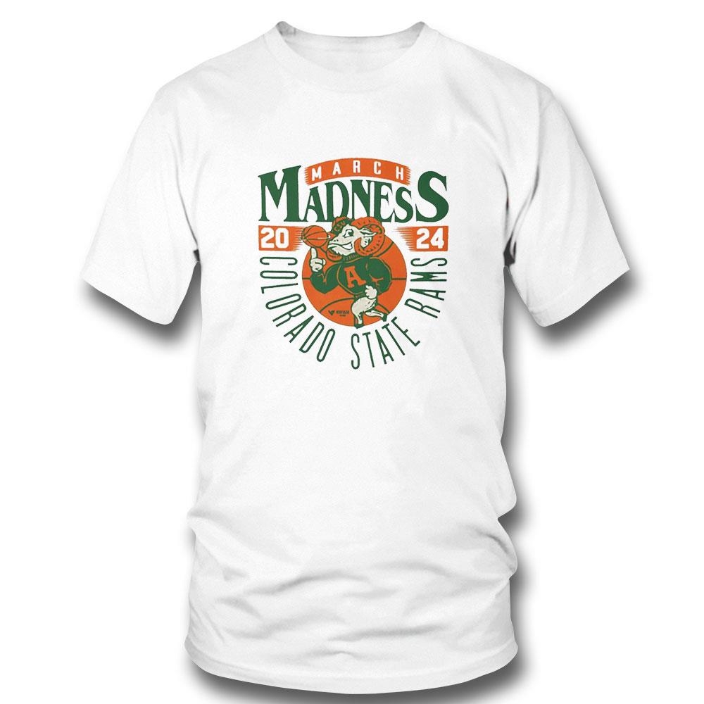 2024 Colorado State Rams March Madness Mascot Shirt Ladies Tee