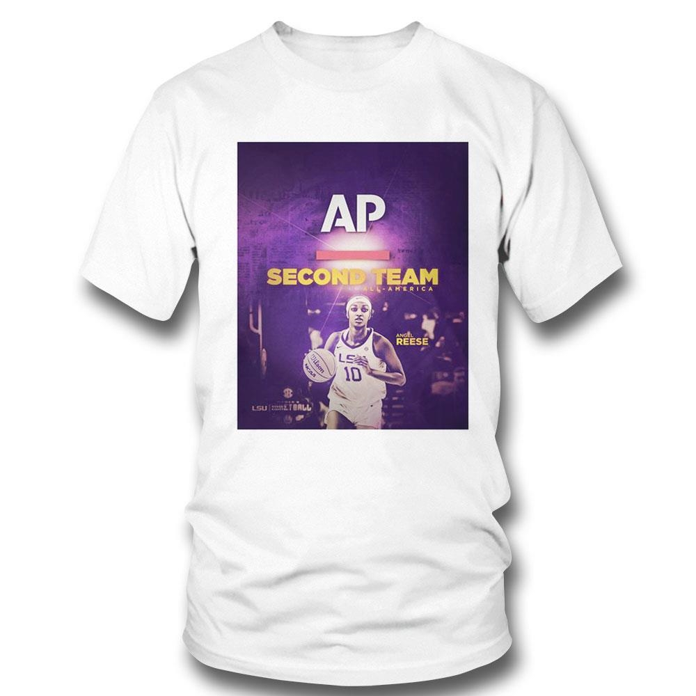 Angel Reese Lsu Associated Press Second Team All-america T-shirt Ladies Tee
