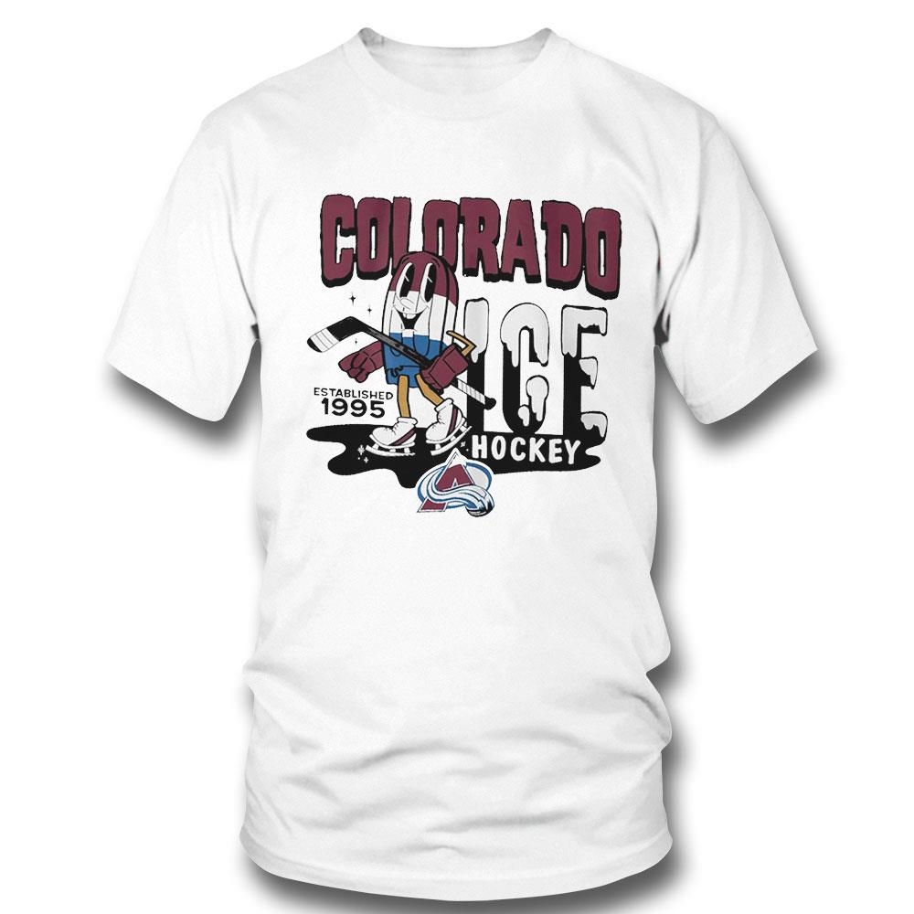 Colorado Avalanche Ice Hockey Shirt Hoodie Ladies Tee