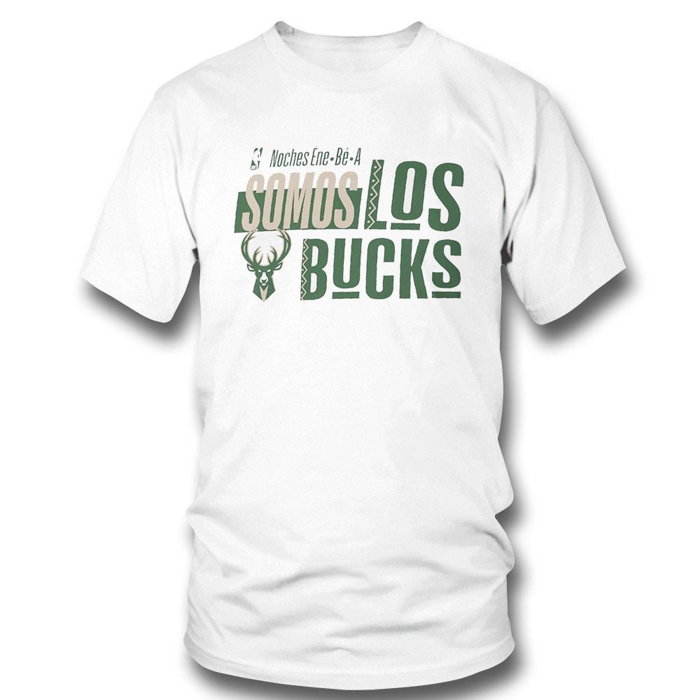 Milwaukee Bucks Noches Ene-be-a Training Somos Los Bucks Shirt Hoodie