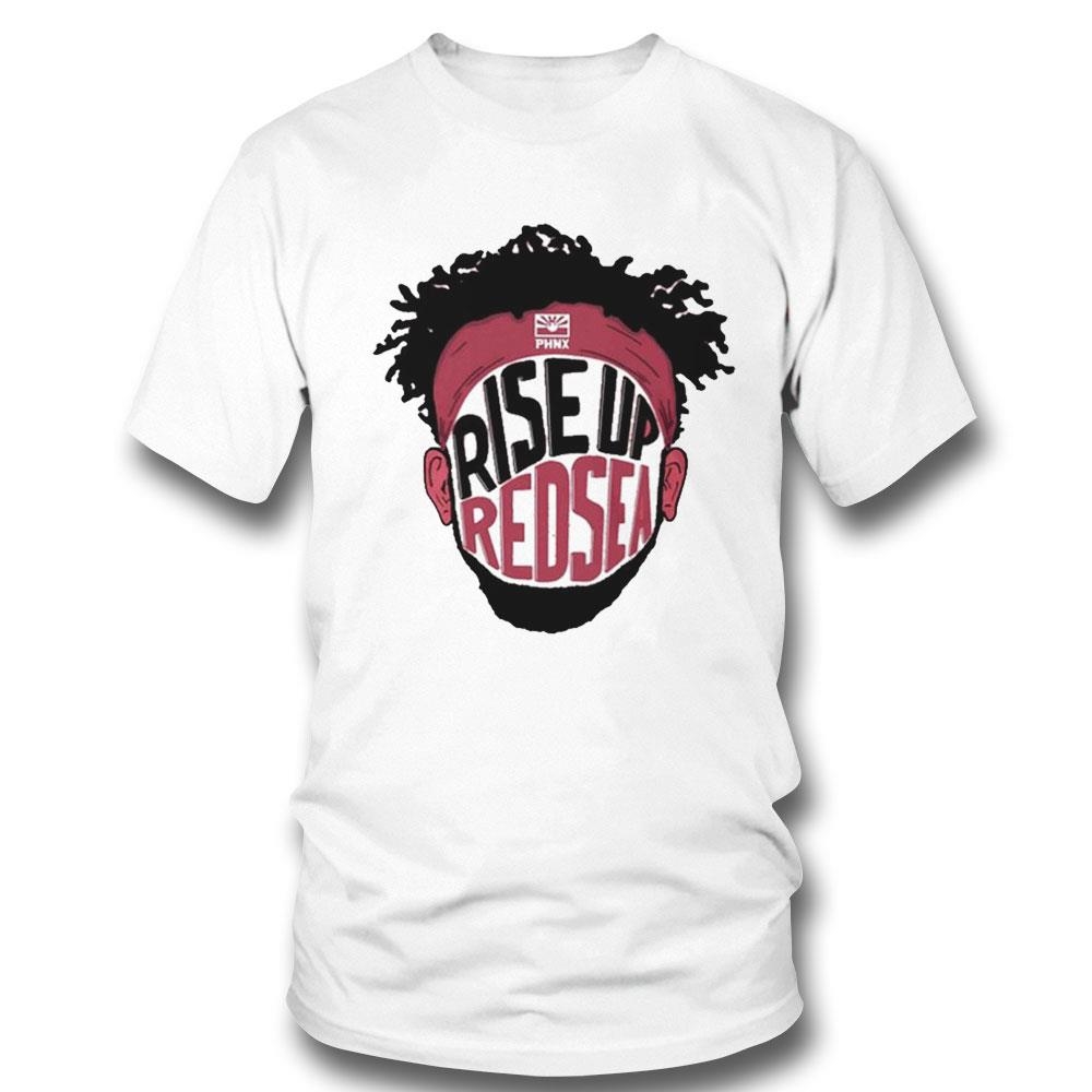 Rise Up Red Sea Face T-shirt Ladies Tee