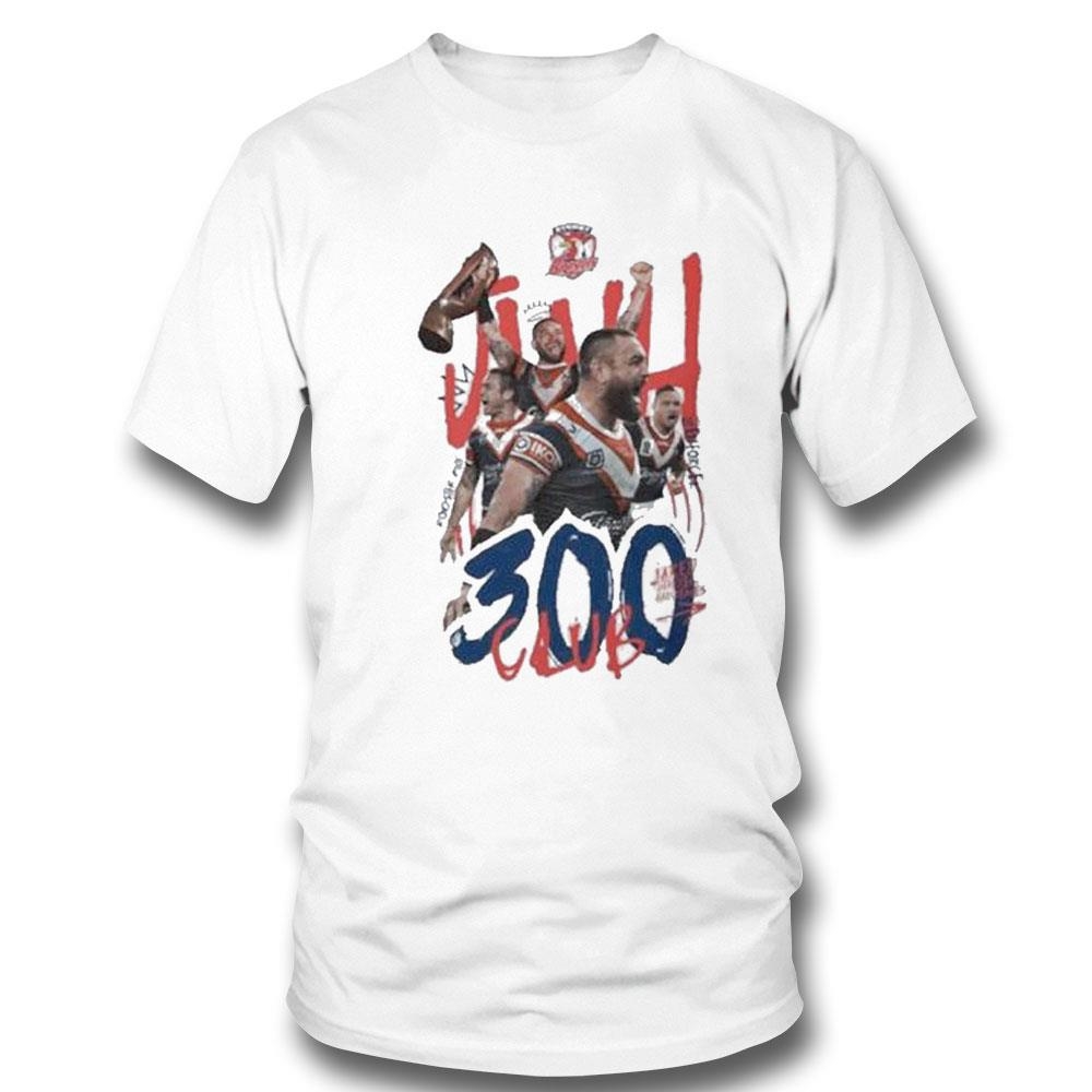 Sydney Roosters Jared Waerea-hargreaves 300 Club T-shirt Ladies Tee