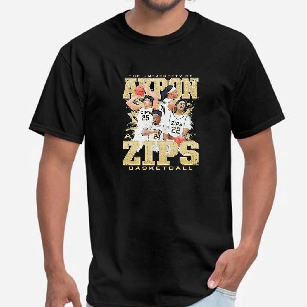 Akron Zips Ncaa Men’s Basketball 2023 2024 Post Season Shirt
