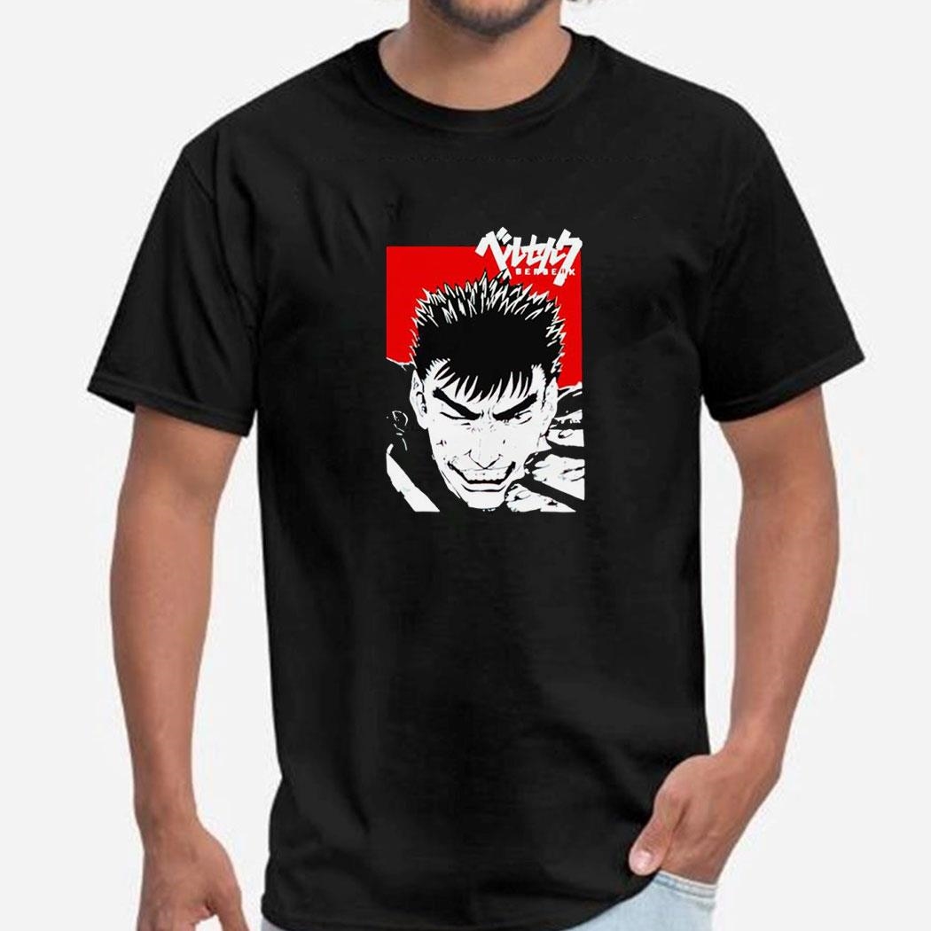 Berserk Guts Bloody Berserk Grimace Shirt