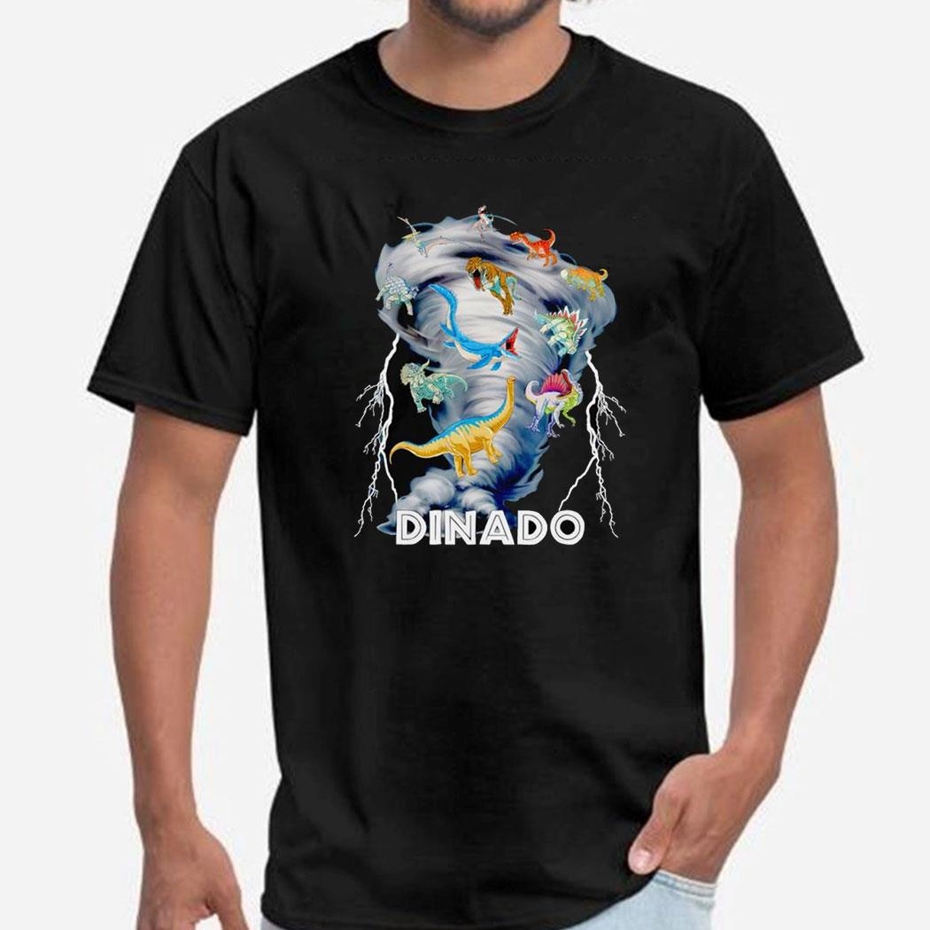 Dinado Dinosaurs Tornado Tee Long Sleeve Shirt