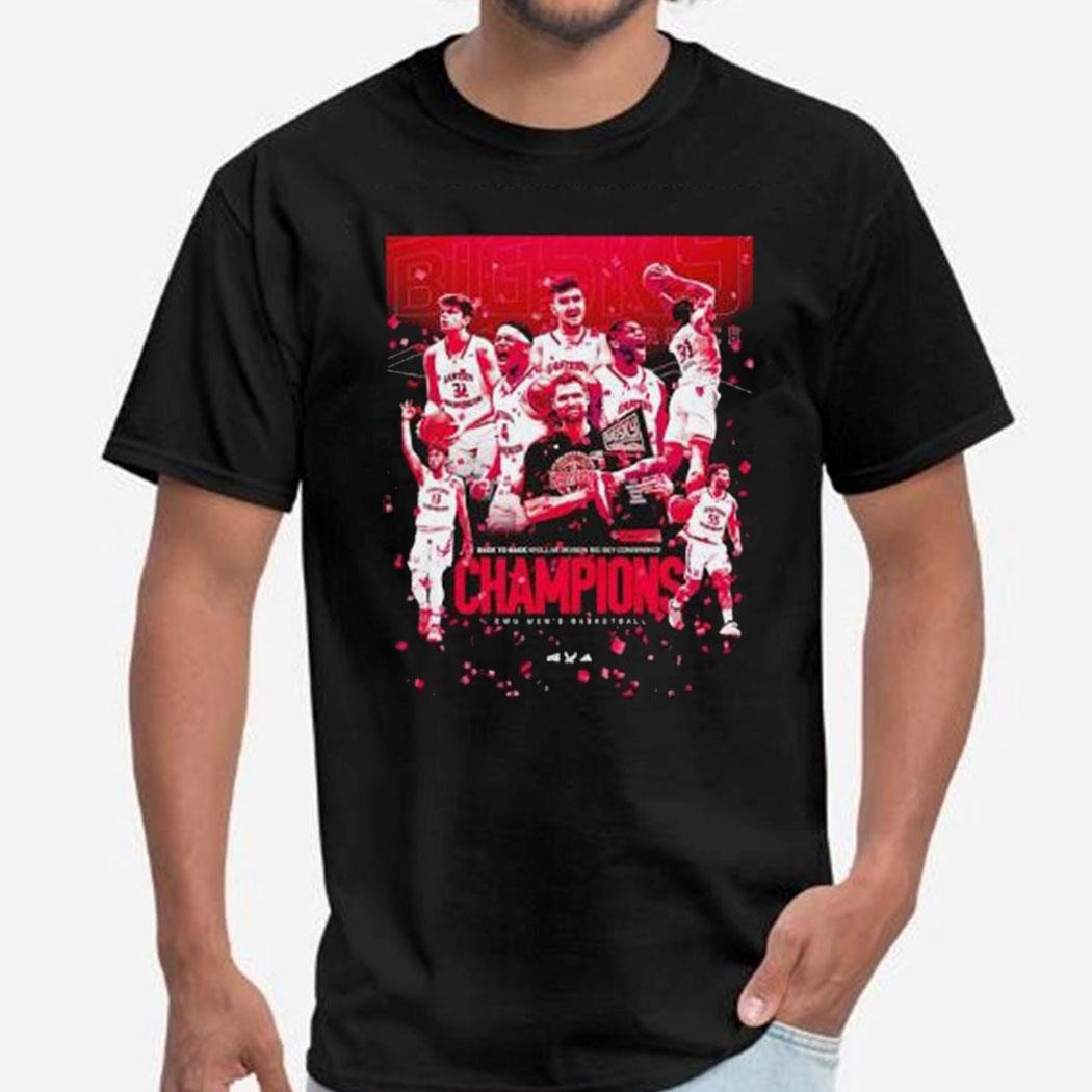 Eastern Washington Eagles Back To Back Regular Season Big Sky Conference Champions Poster Shirt Ladies Tee
