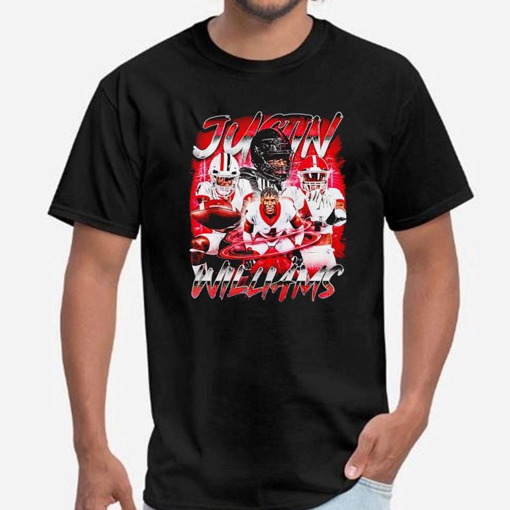 Justin Williams Georgia Bulldogs Vintage Shirt Hoodie