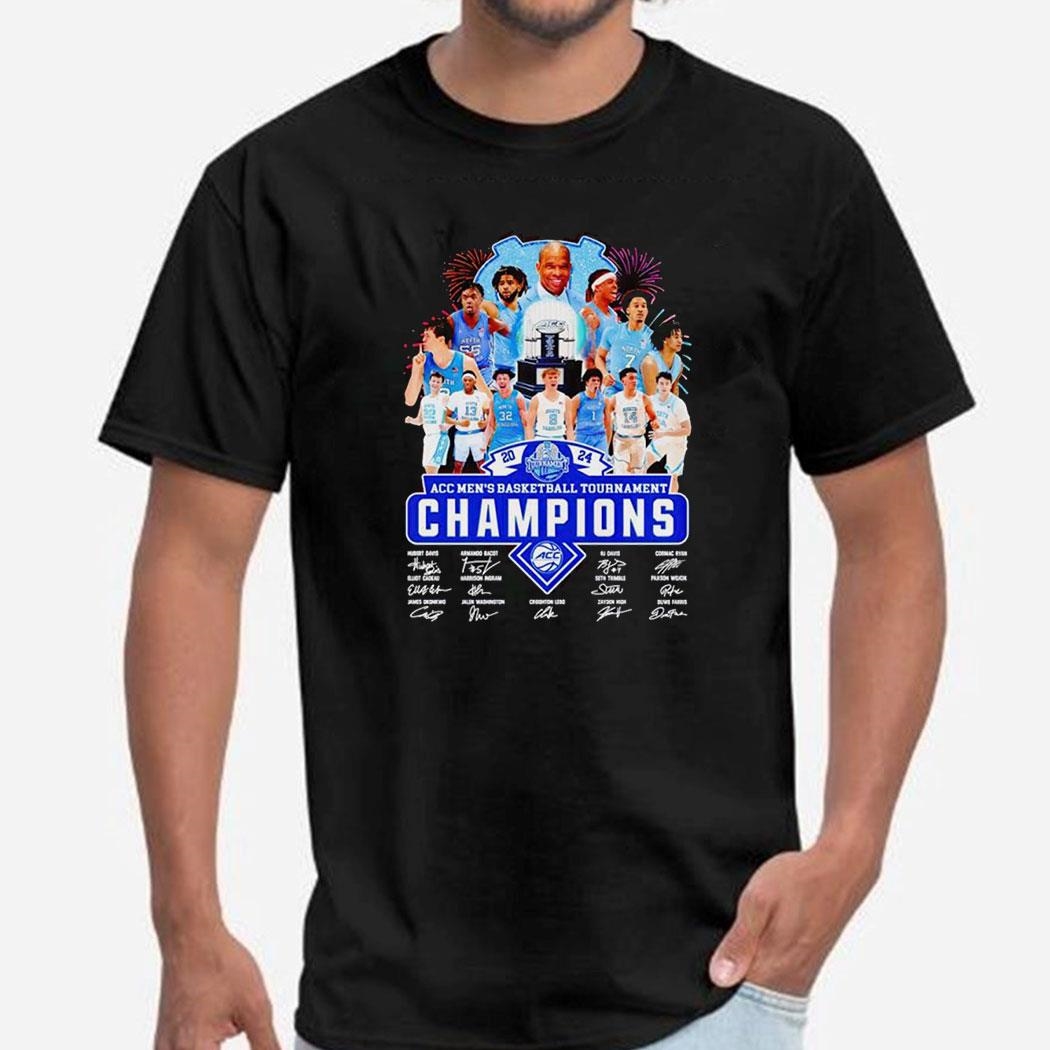 Tar Heels 2024 Acc Men’s Basketball Tournament Champions Tee Ls Shirt Tar Heels 2024 Acc Men’s Basketball Tournament Champions Tee Ls Shirt